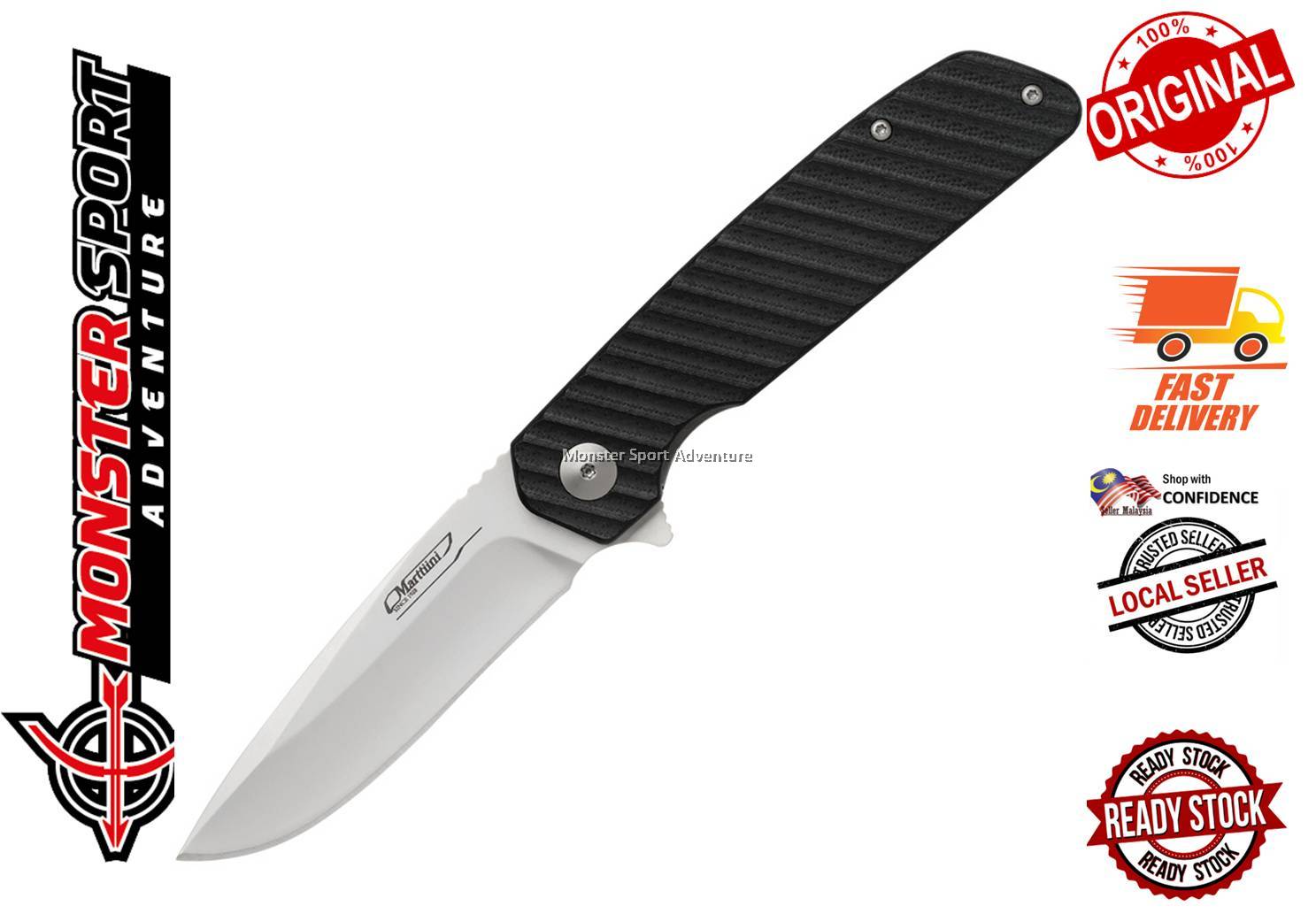 Marttiini MEF8 Linerlock Pocket Knife MN970210