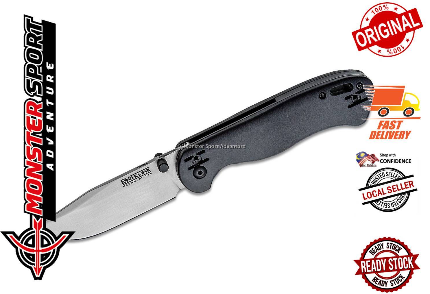 KABAR Becker Folding Knife BK40