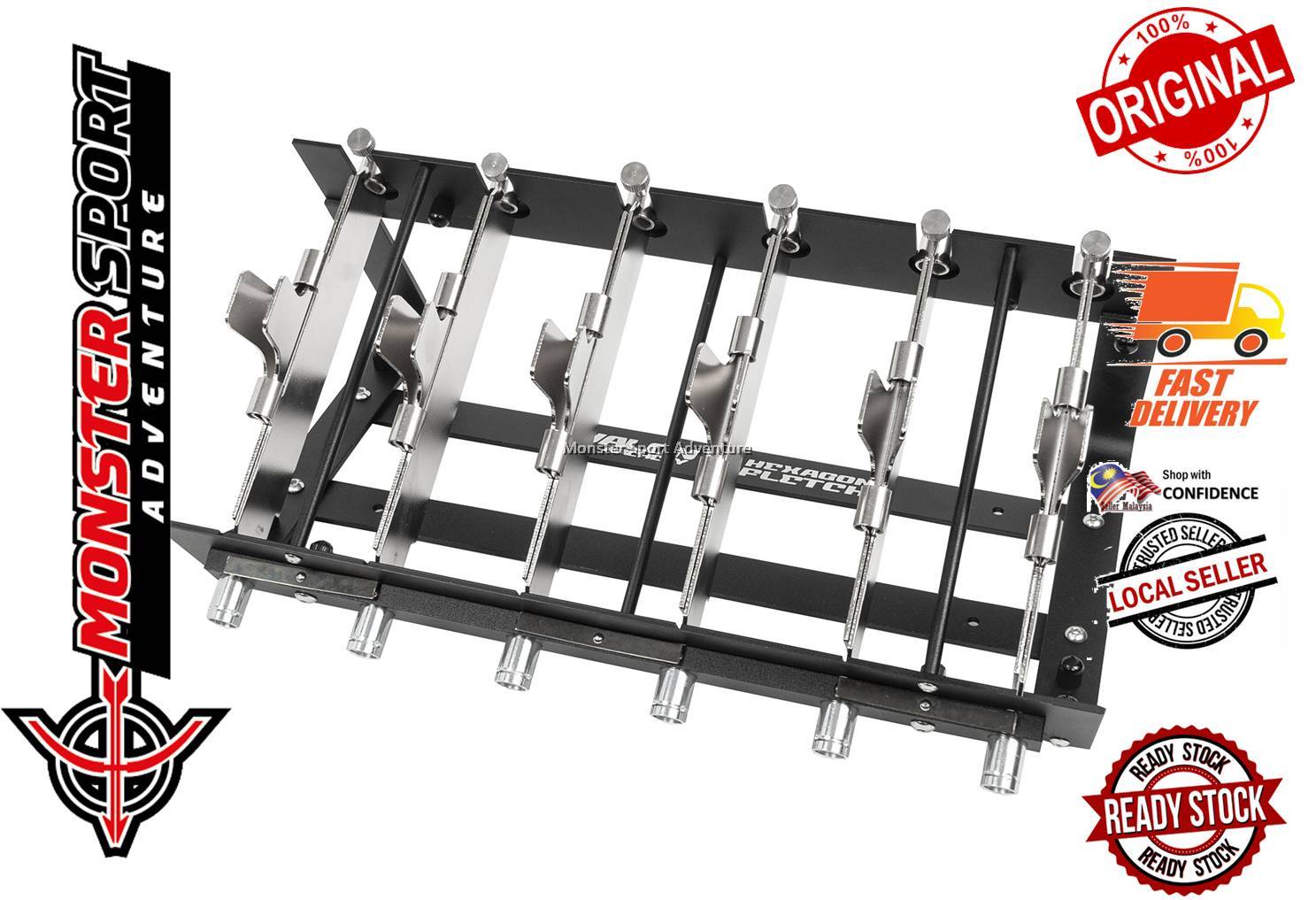 Avalon Archery Hexagon Multi Arrow Building Fletching Jig