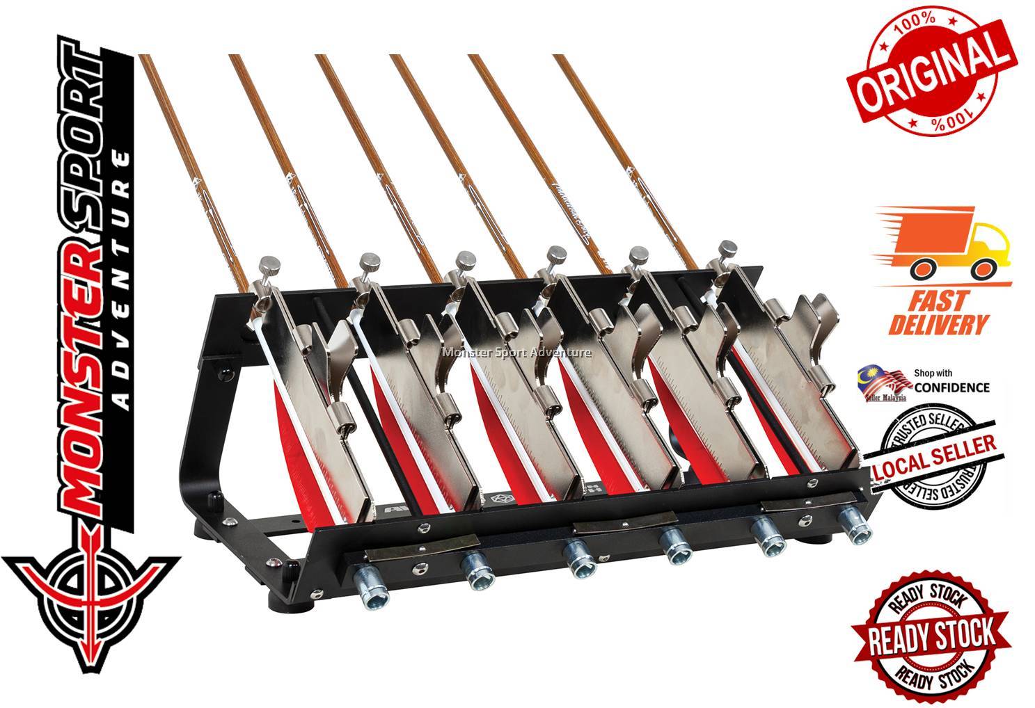 Avalon Archery Hexagon Multi Arrow Building Fletching Jig