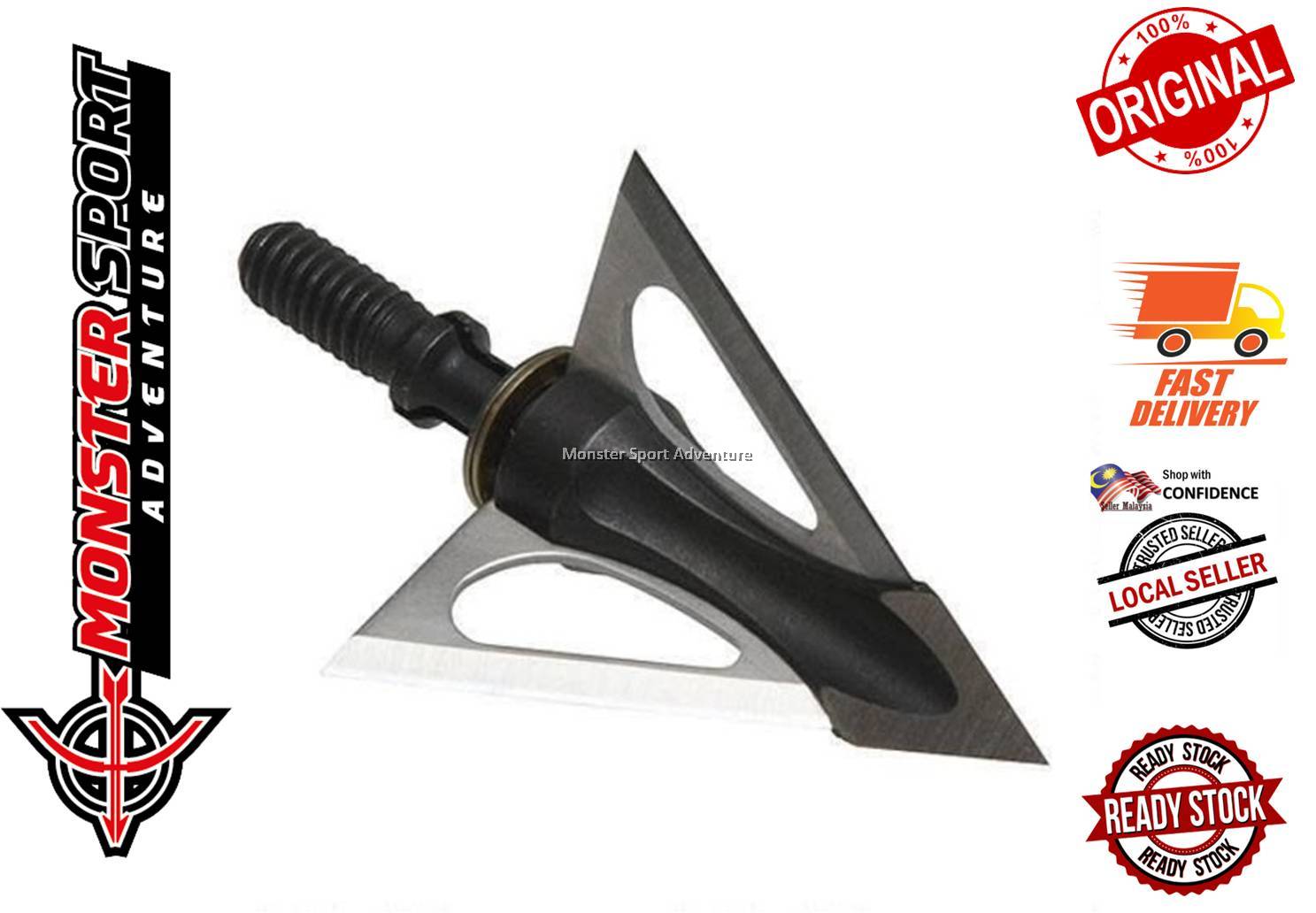 G5 Outdoors Archery Montec STRIKER Broadhead 3 PK