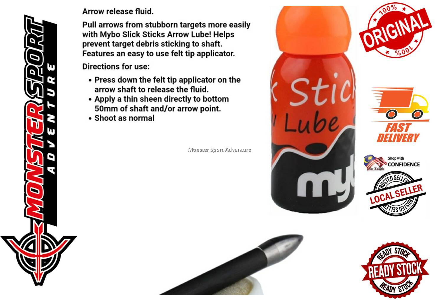 Mybo Archery Slick Sticks Arrow Lube Lubricant