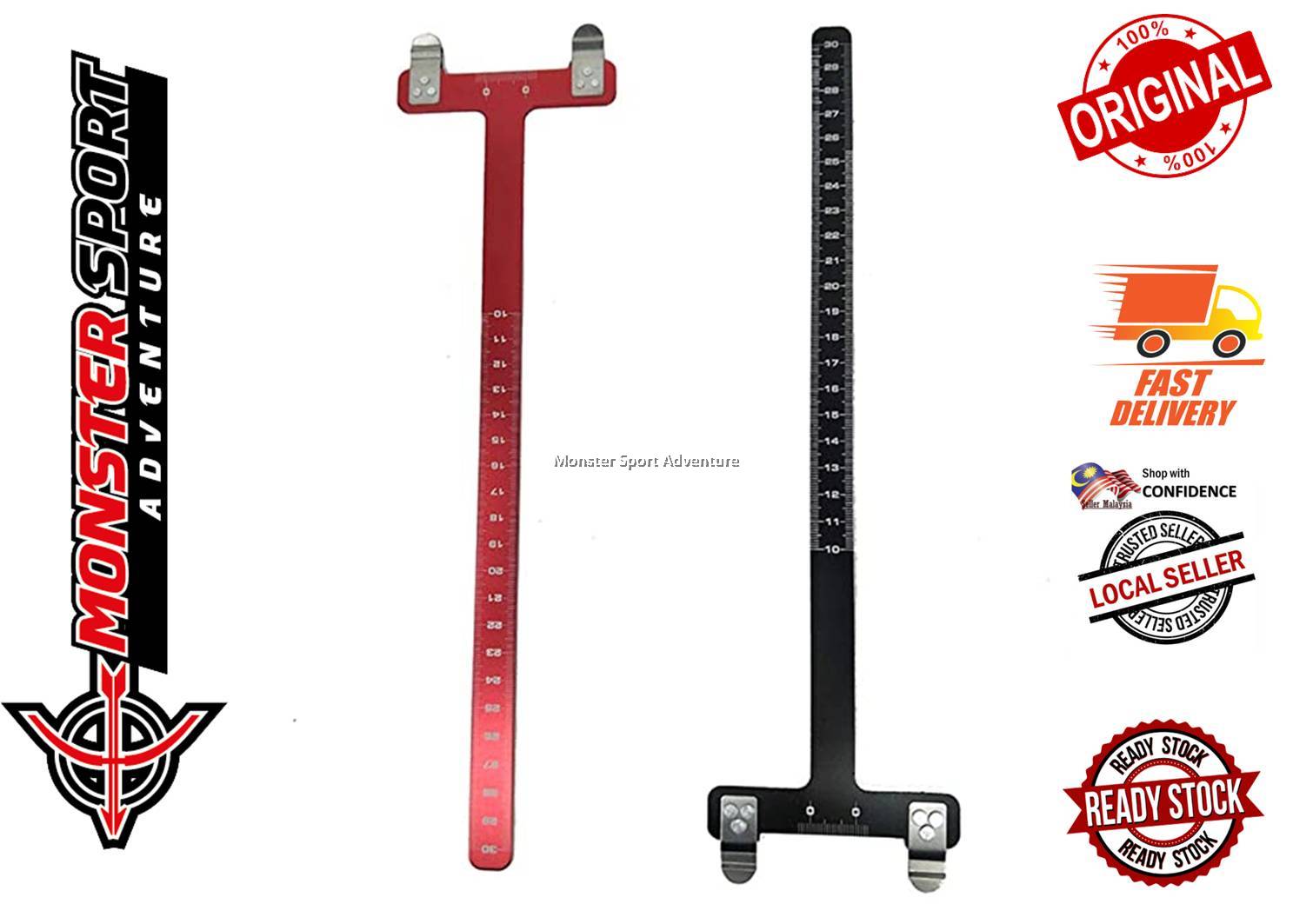 Stark Archery Bow Squares Gauges T Type Anodized Aluminium T Ruler Inch
