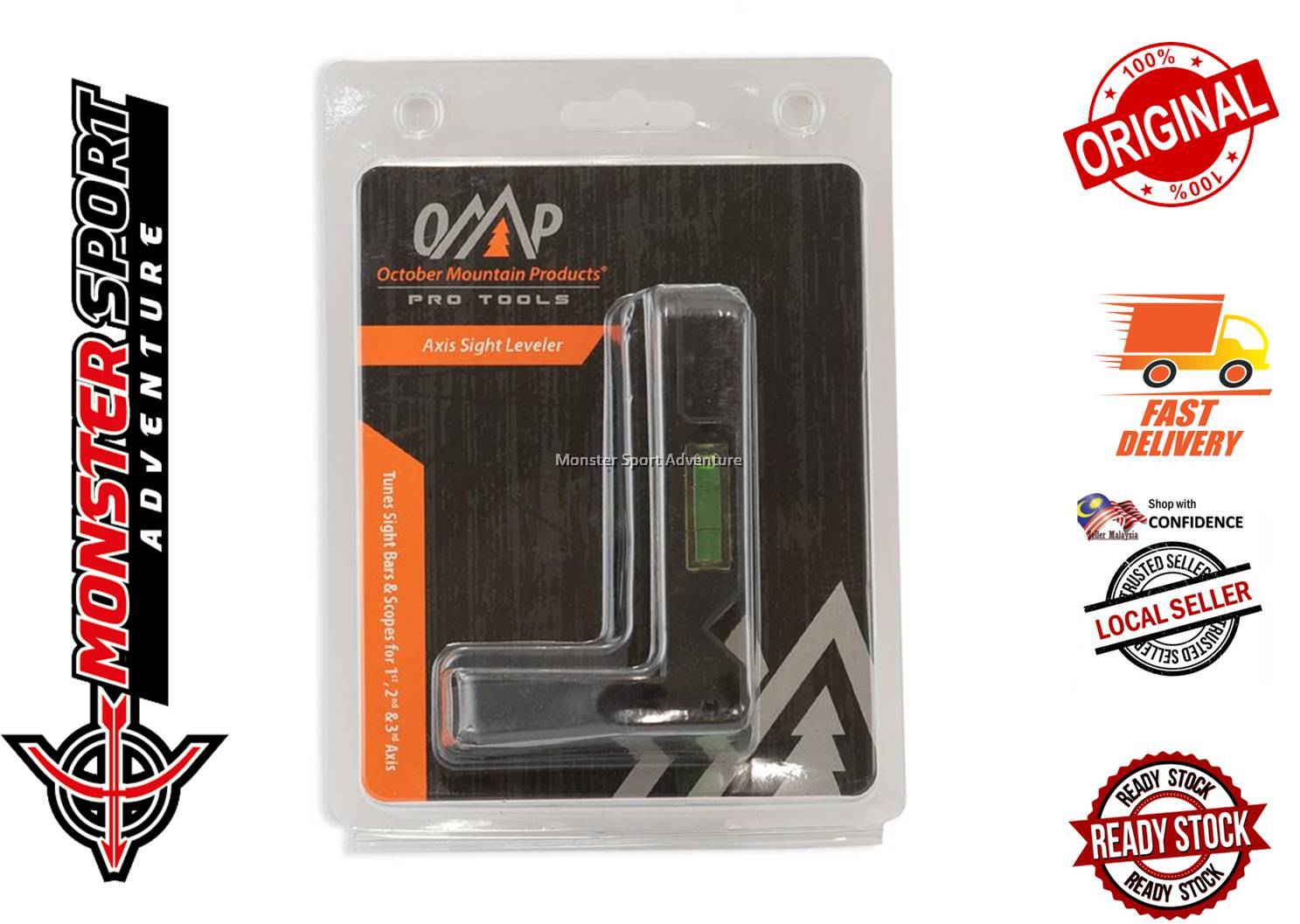 OMP October Mountain Products Archery Axis Sight Leveler Alignment