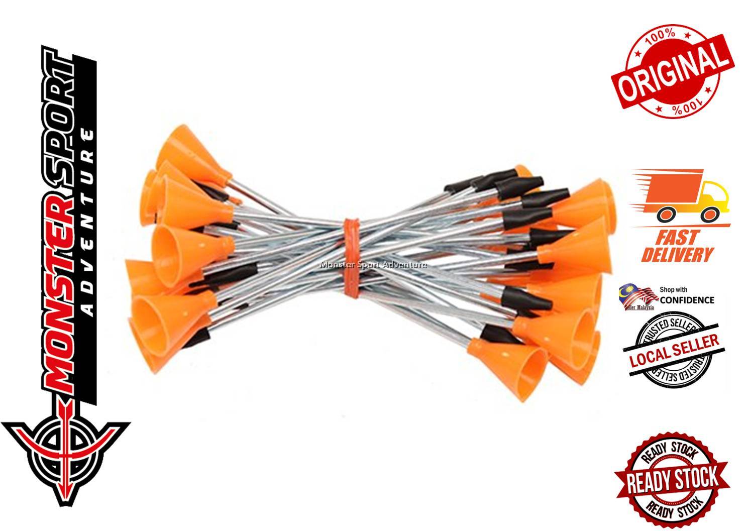 Cold Steel B625M Mini Broad Head Darts for Big Bore .625 Blowgun, 50 Pack