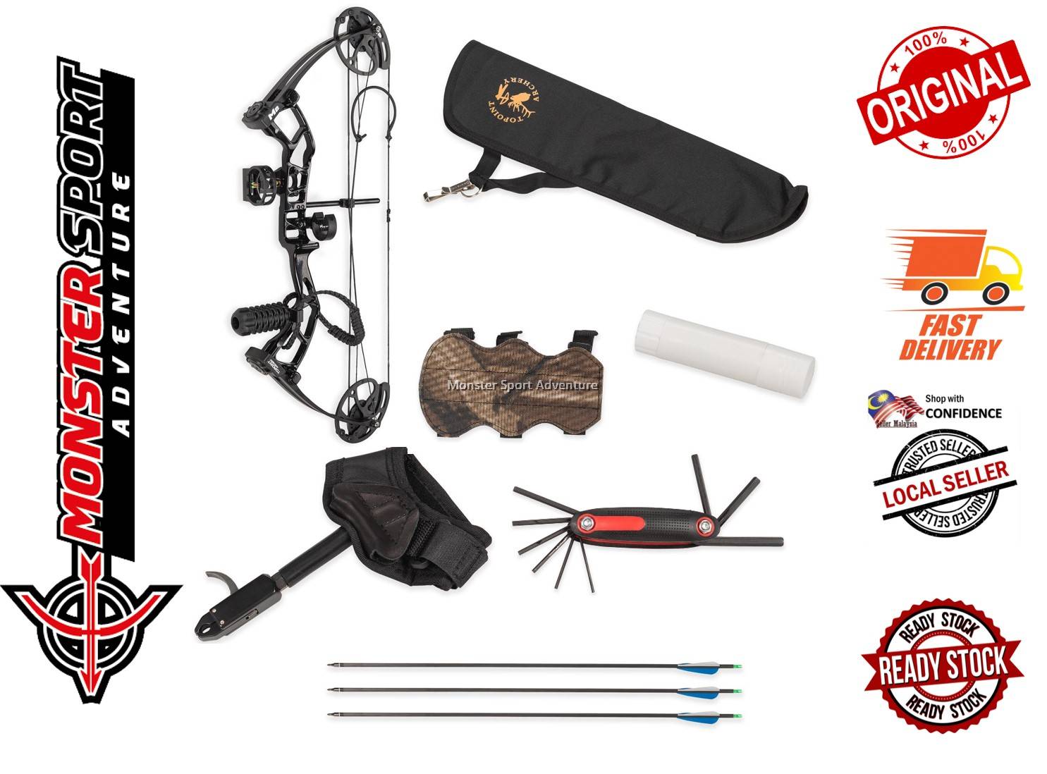 Topoint Archery Compound Bow Package M2 Complete Set RTS