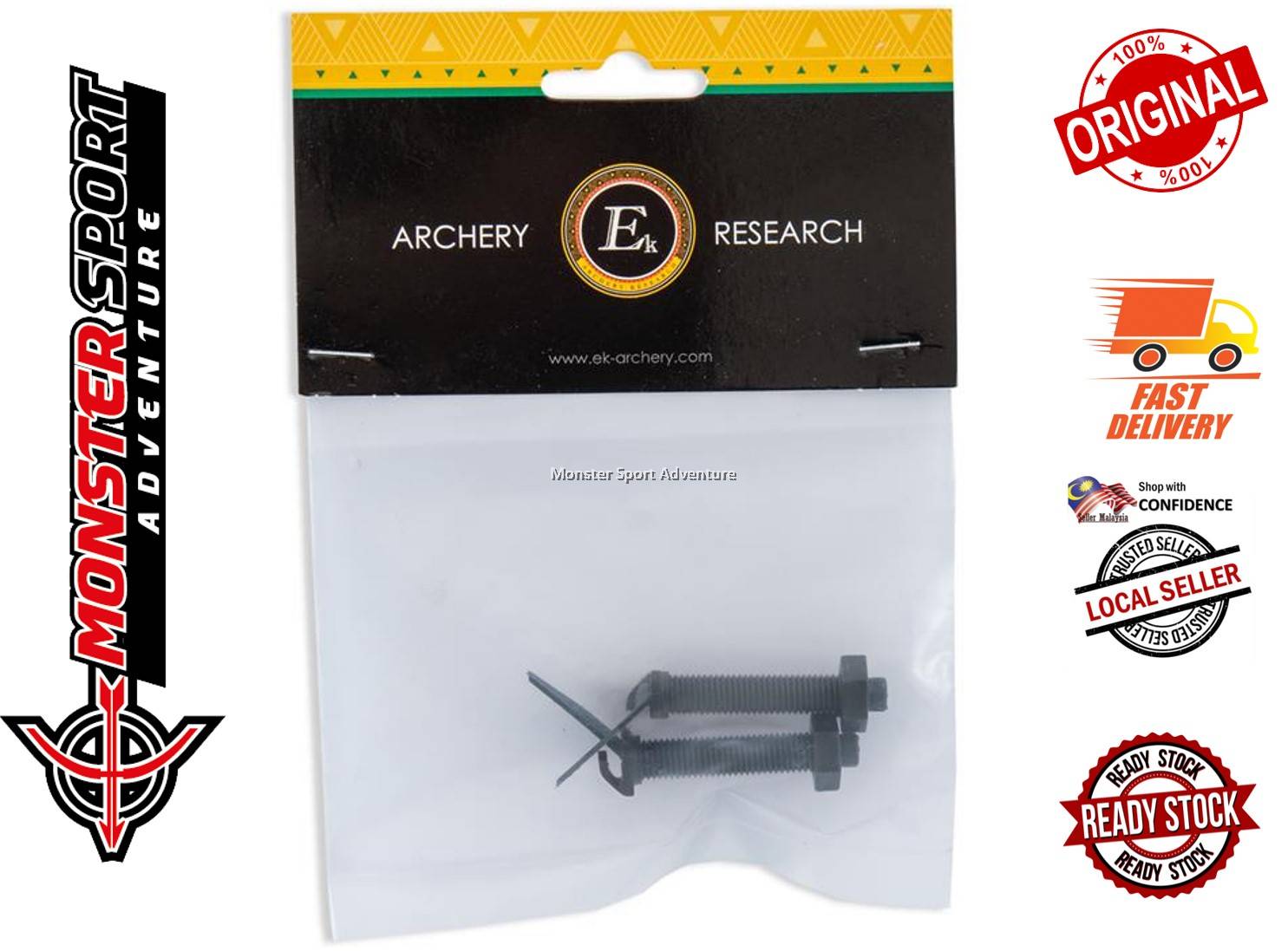 Ek Poelang Archery Arrow Rest Recurve Bow with Screw 2pcs