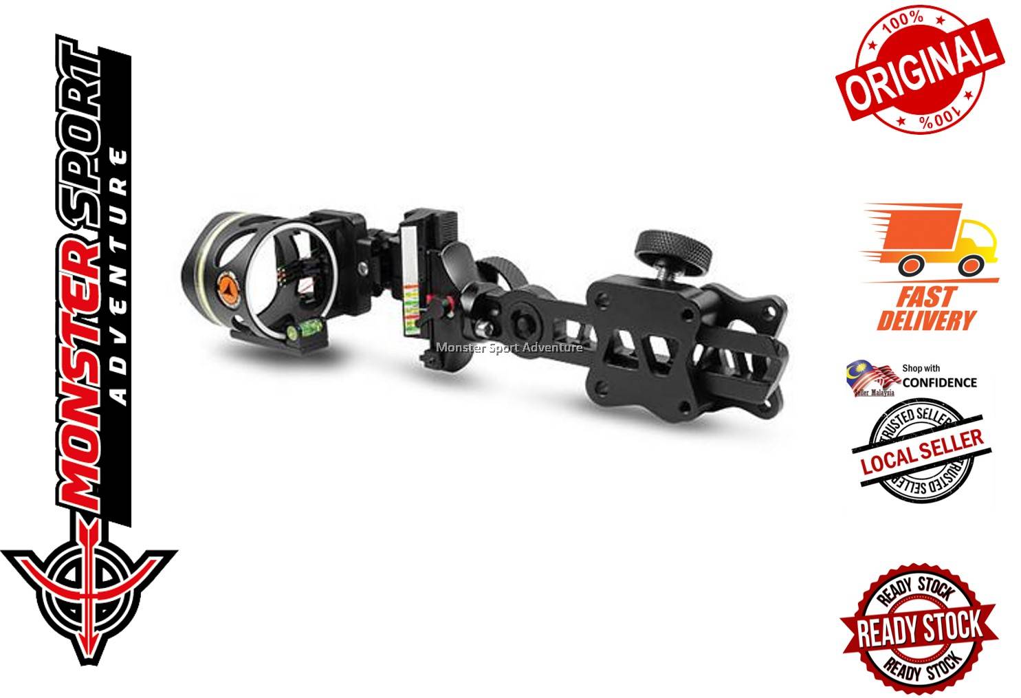 Apex Gear Archery Covert Micro W/ Extension / Rh / 4pin / Light Incl