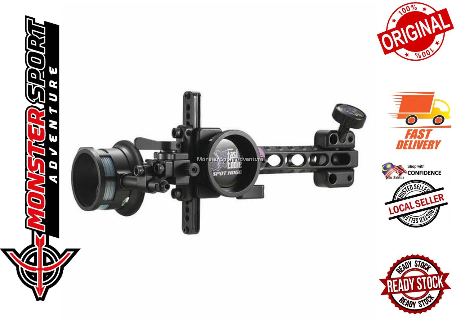 Spot Hogg Archery Compound Bow Micro Sight Fast Eddie XL MRT Sight (1Pin)