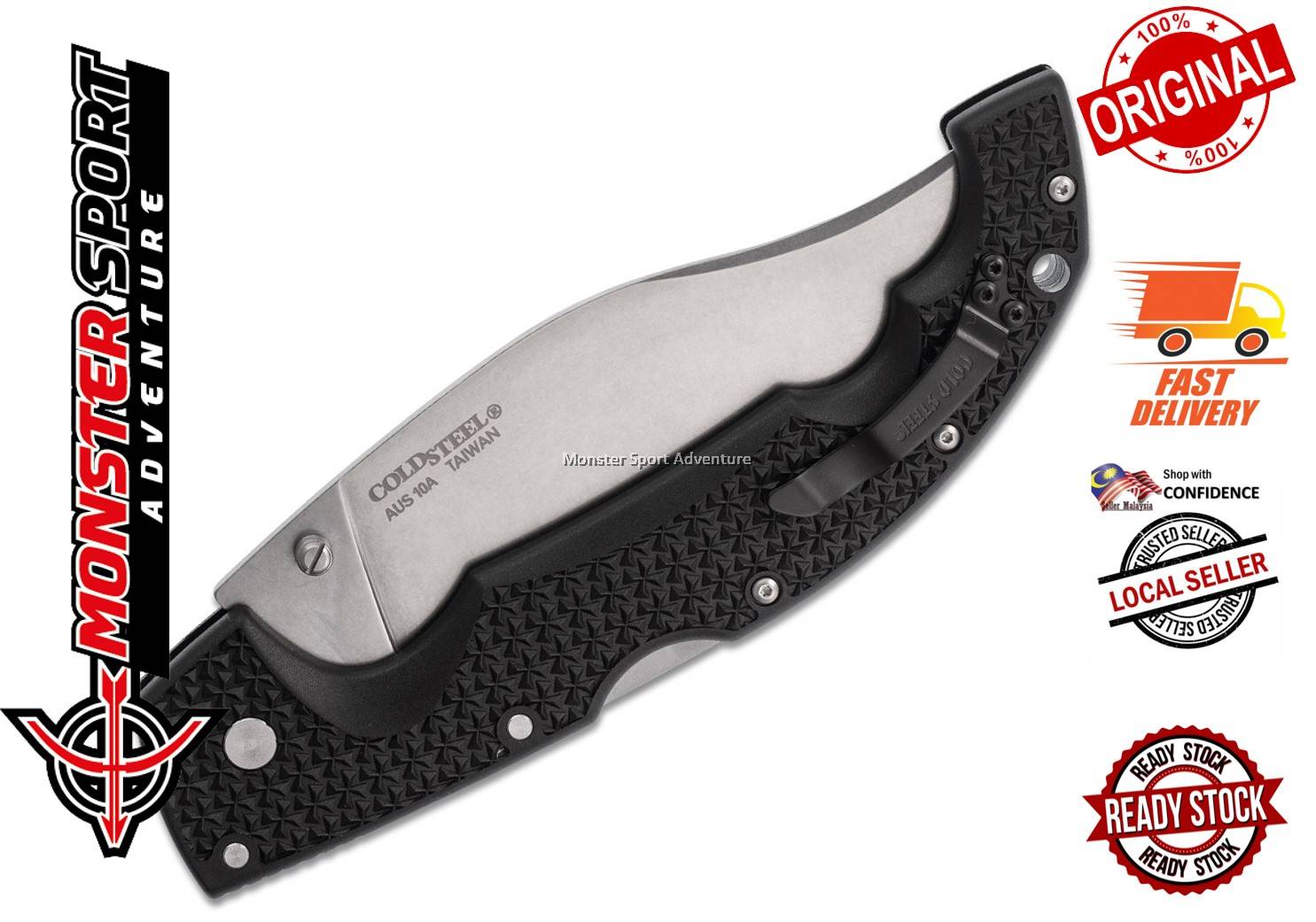 Cold Steel 29AXV XL Voyager Vaquero Folding Knife 5.5" Japanese AUS10A