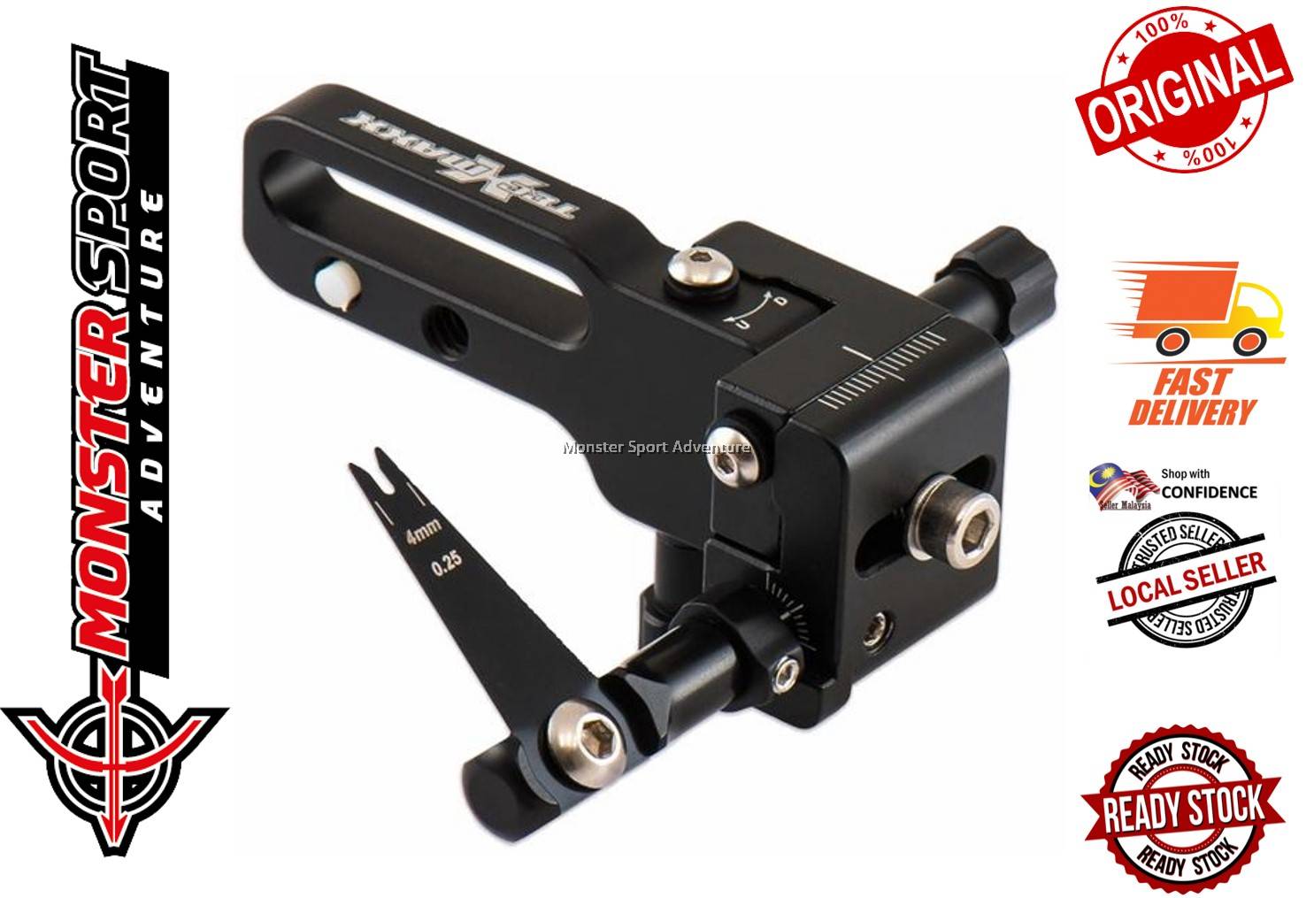 Avalon Archery Tec X Maxx Compound Blade Micro Rest with Adjustable