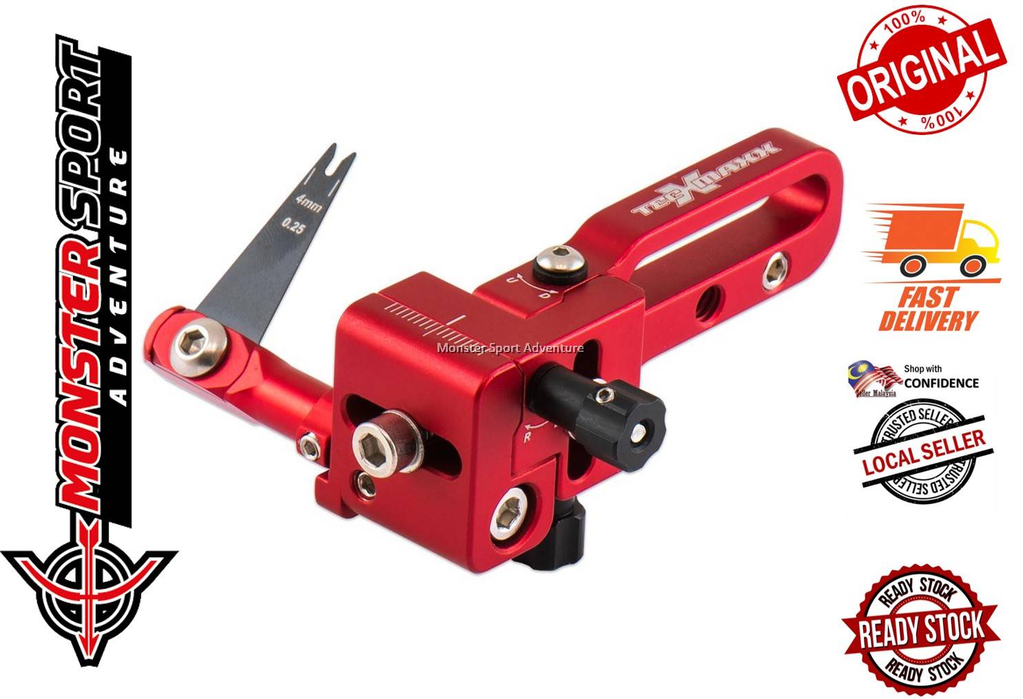 Avalon Archery Tec X Maxx Compound Blade Micro Rest with Adjustable