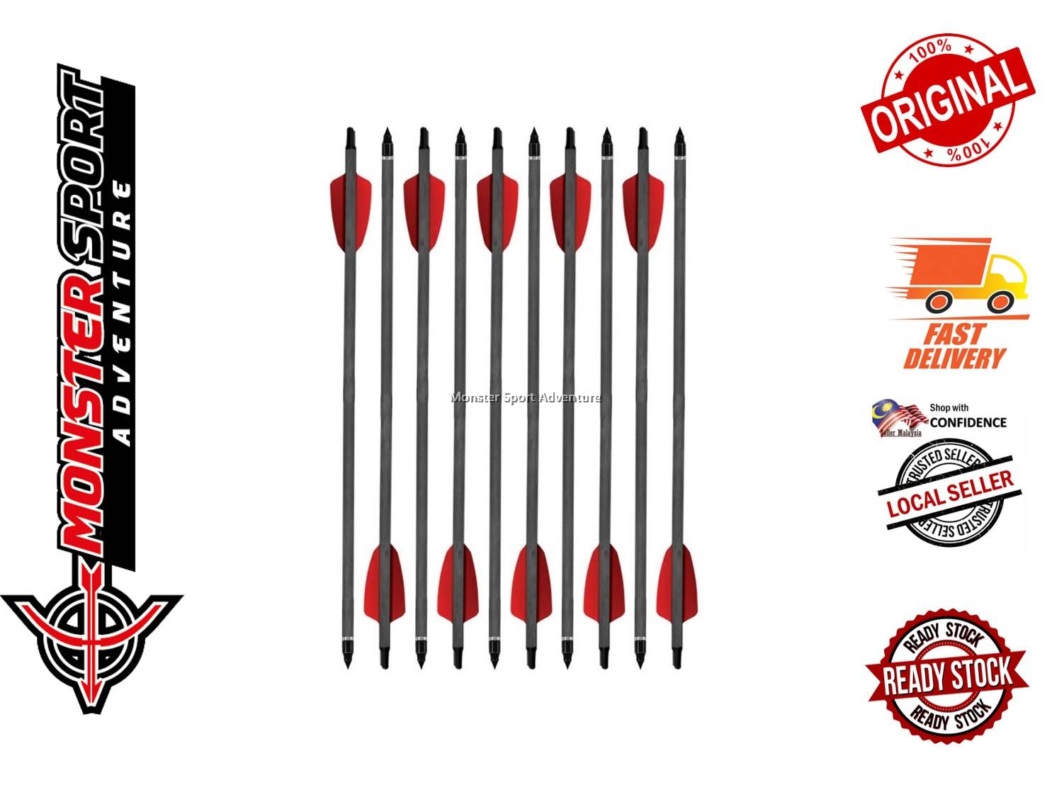 Ek Poelang Archery Crossbow Bolts Carbon Cobra System R9