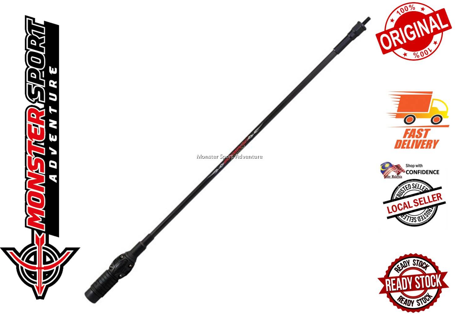 Doinker Archery Long Rod Target Stabilizers Mono Carbon Podium HiMod Stabilizer