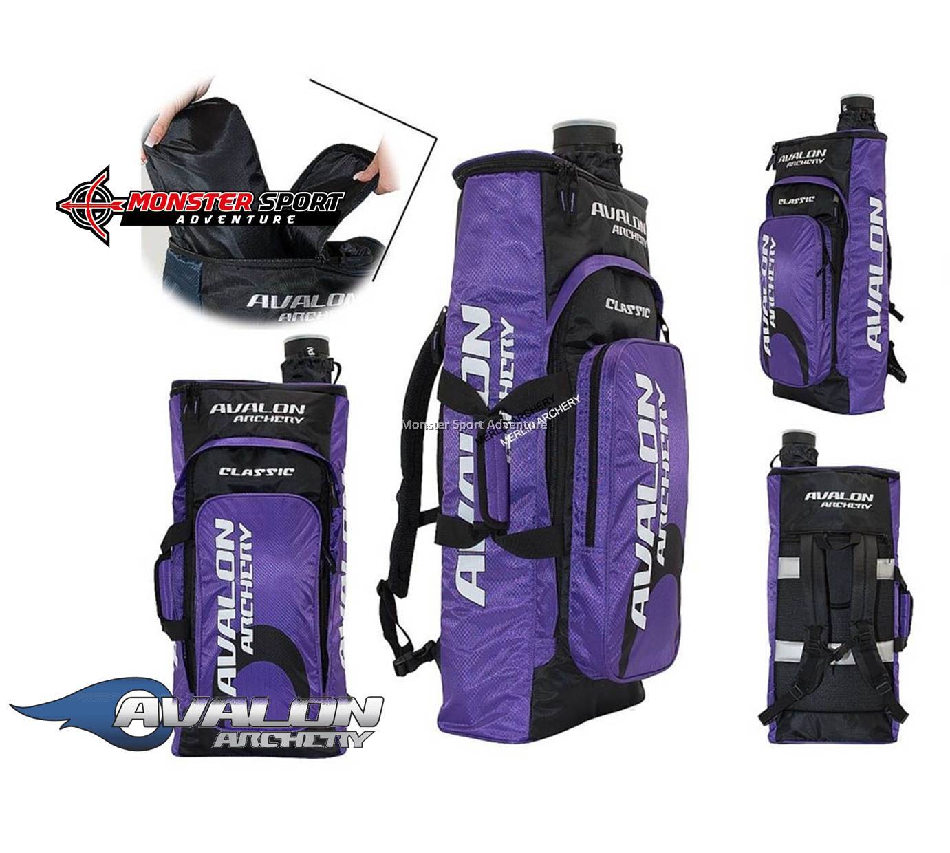 Avalon Archery New Recurve Classic Backpack with Arrow Tube