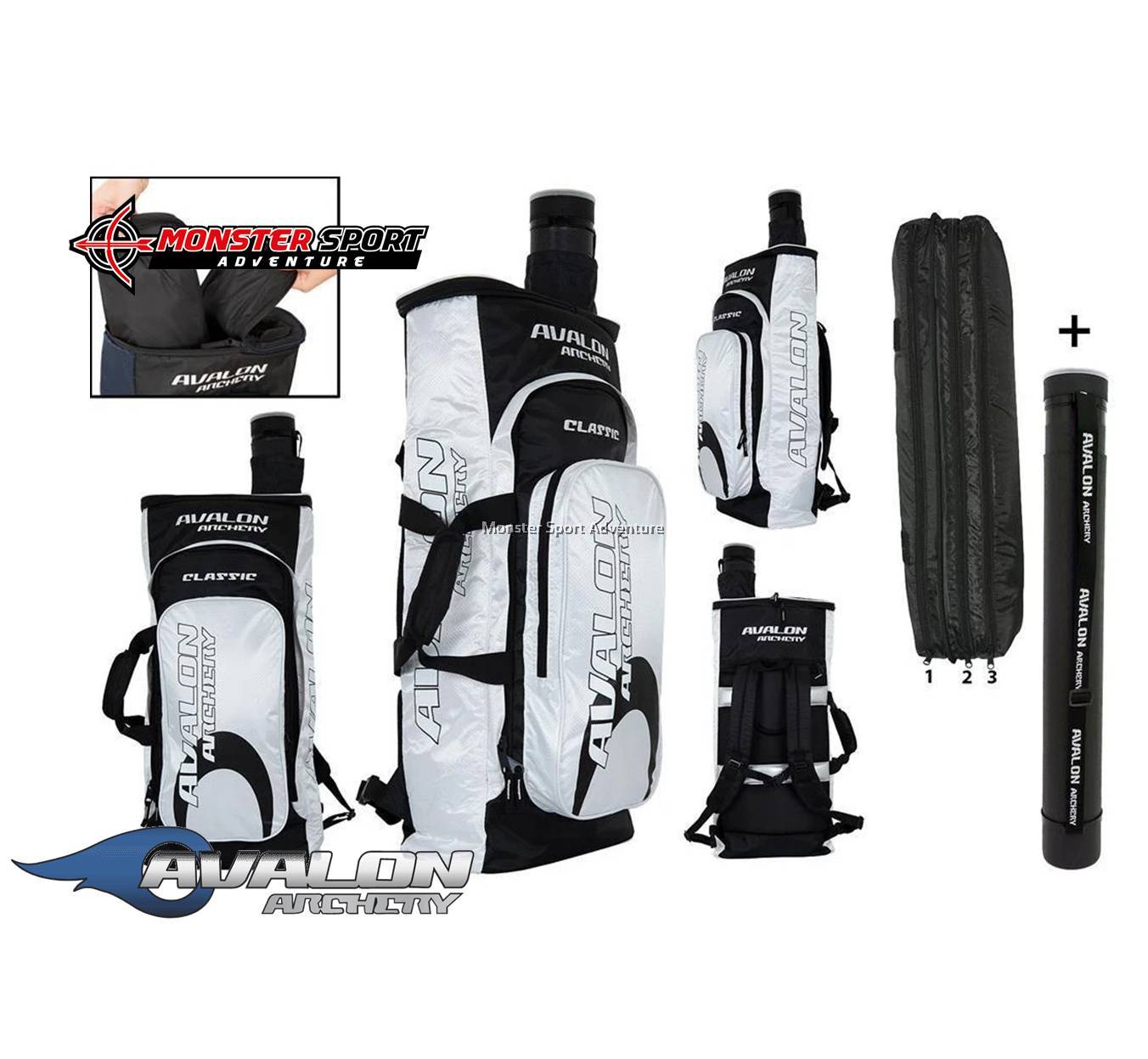 Avalon Archery New Recurve Classic Backpack with Arrow Tube