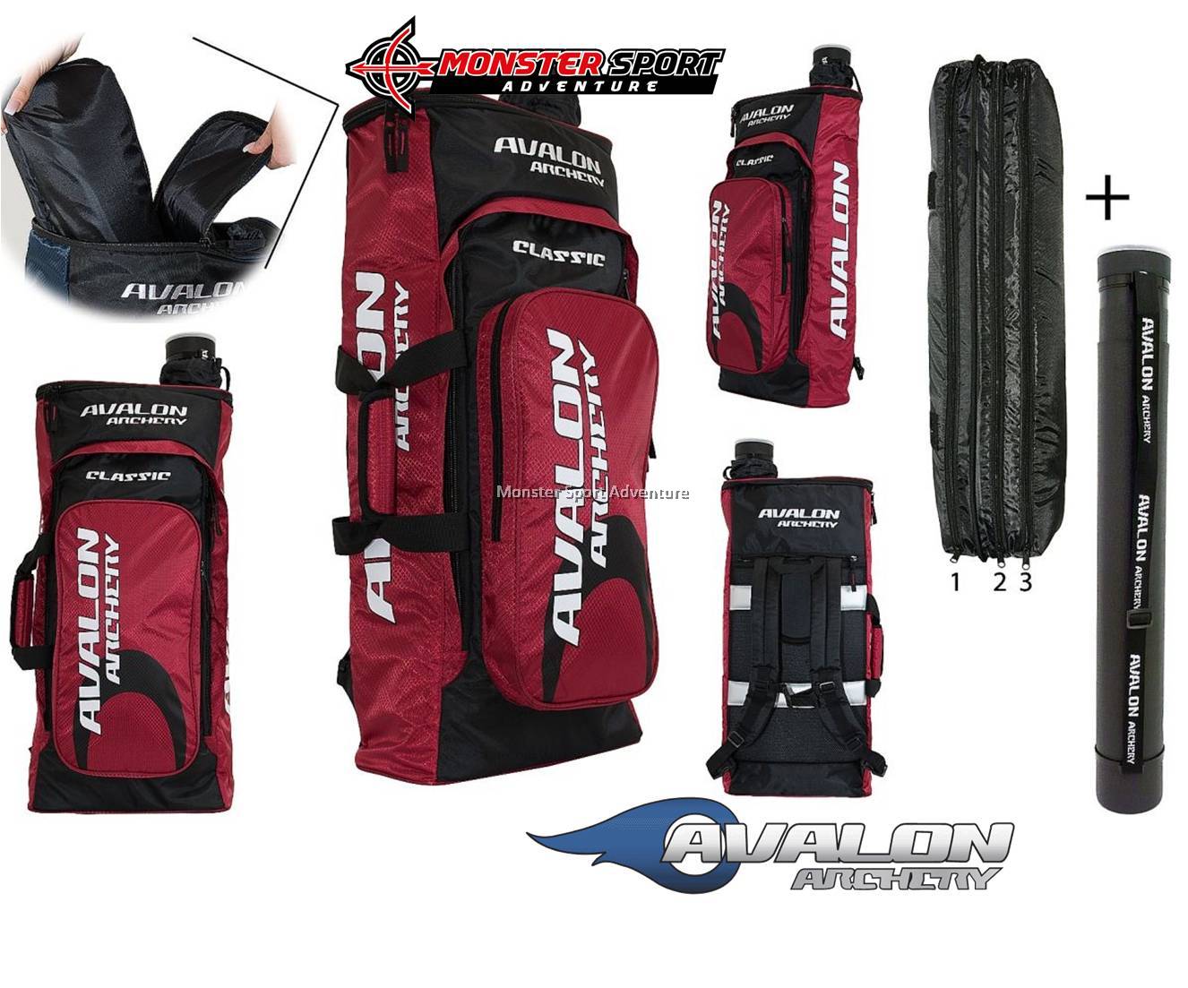 Avalon Archery New Recurve Classic Backpack with Arrow Tube