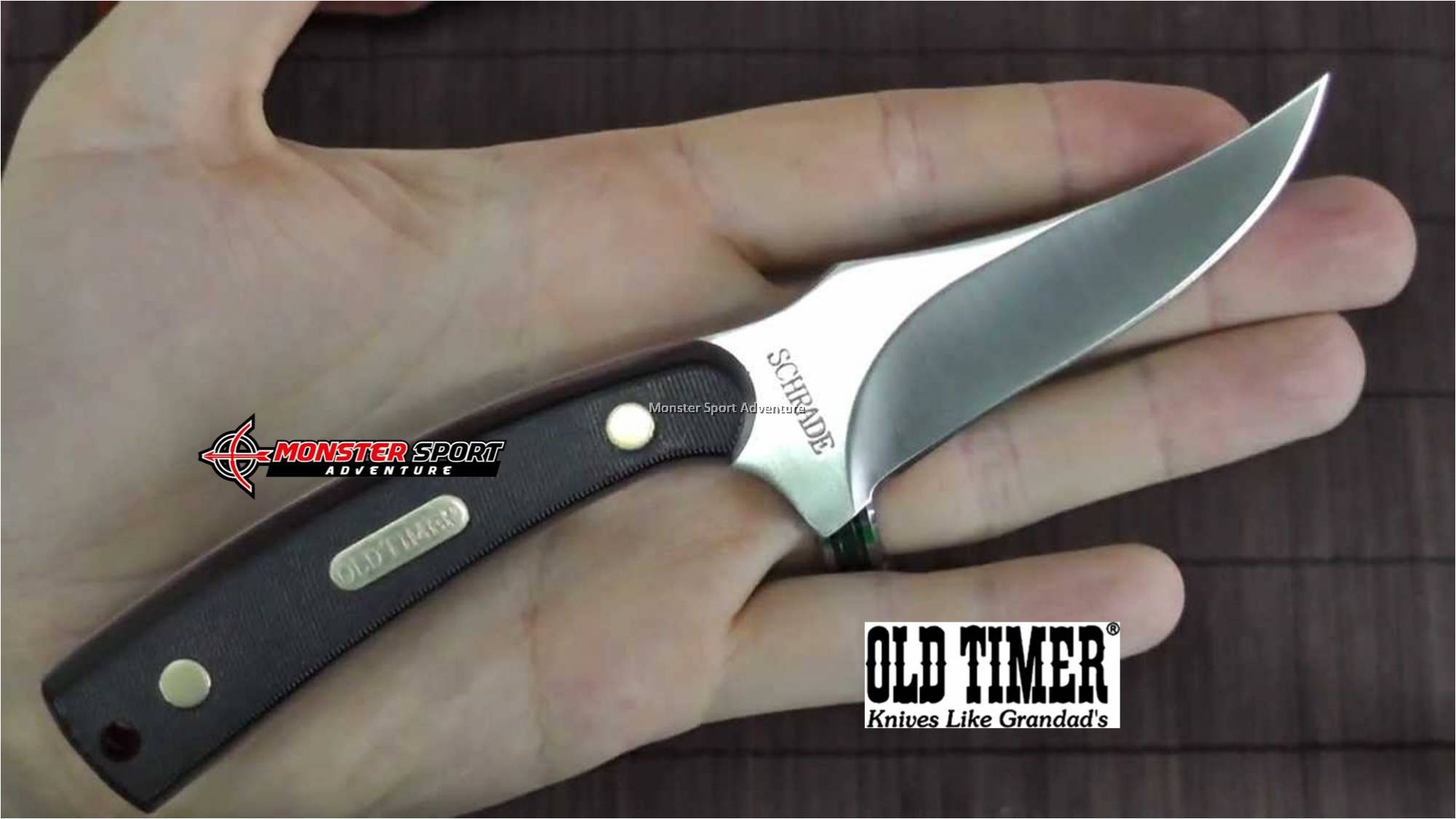 Schrade Old Timer Sharpfinger Fixed Blade Knife 152OTCPC