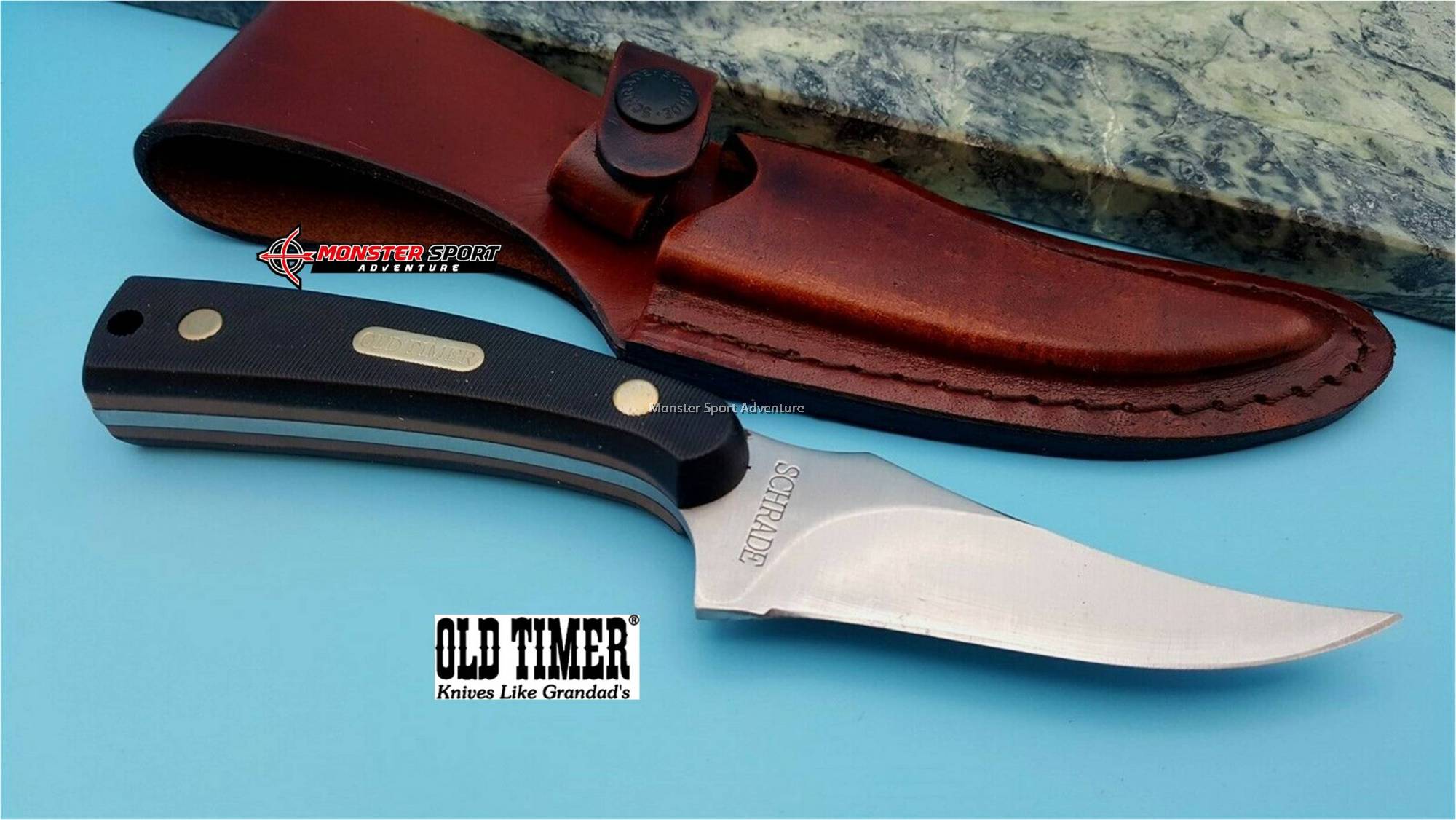 Schrade Old Timer Sharpfinger Fixed Blade Knife 152OTCPC