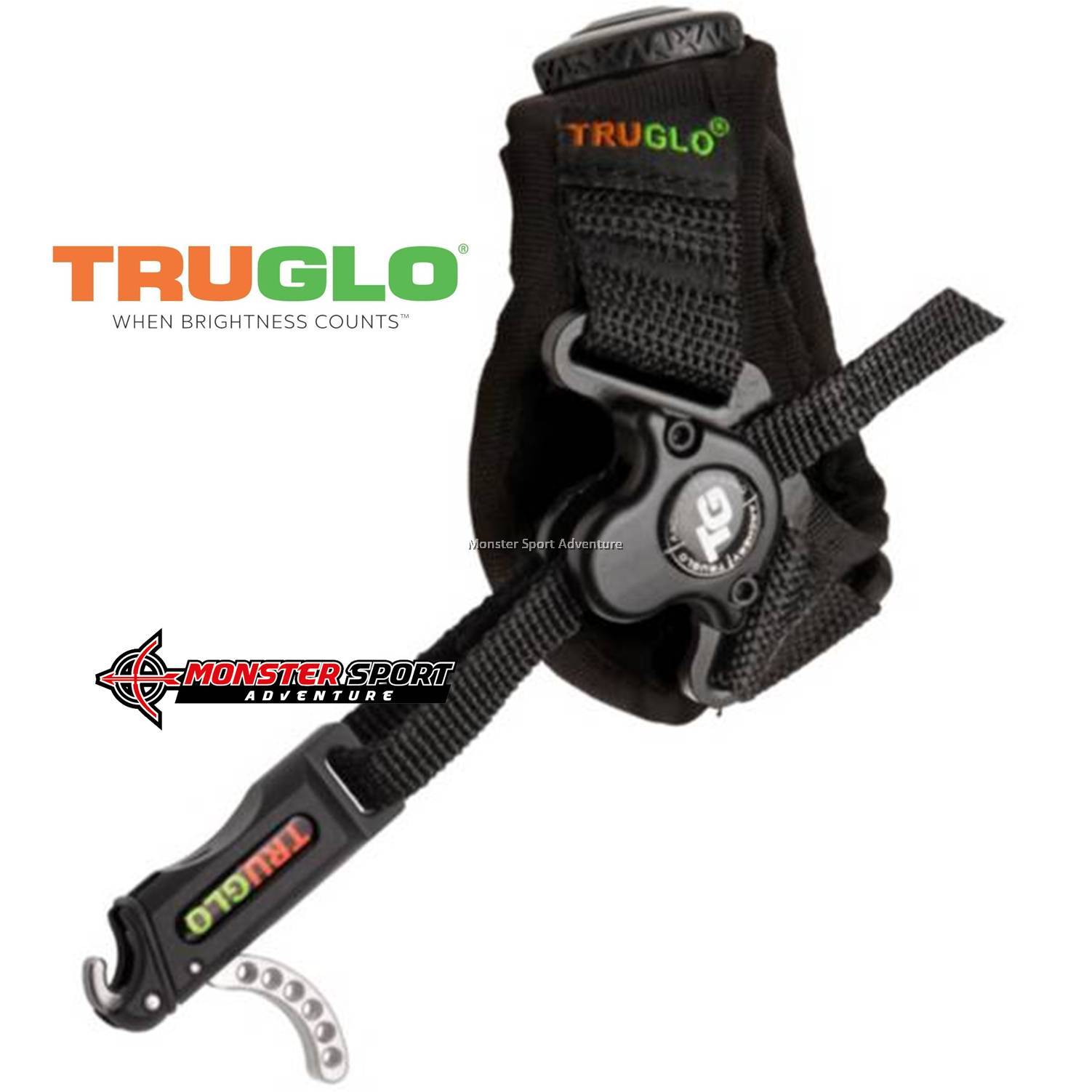 TRUGLO Archery Detonator Release With Boa Strap BLACK