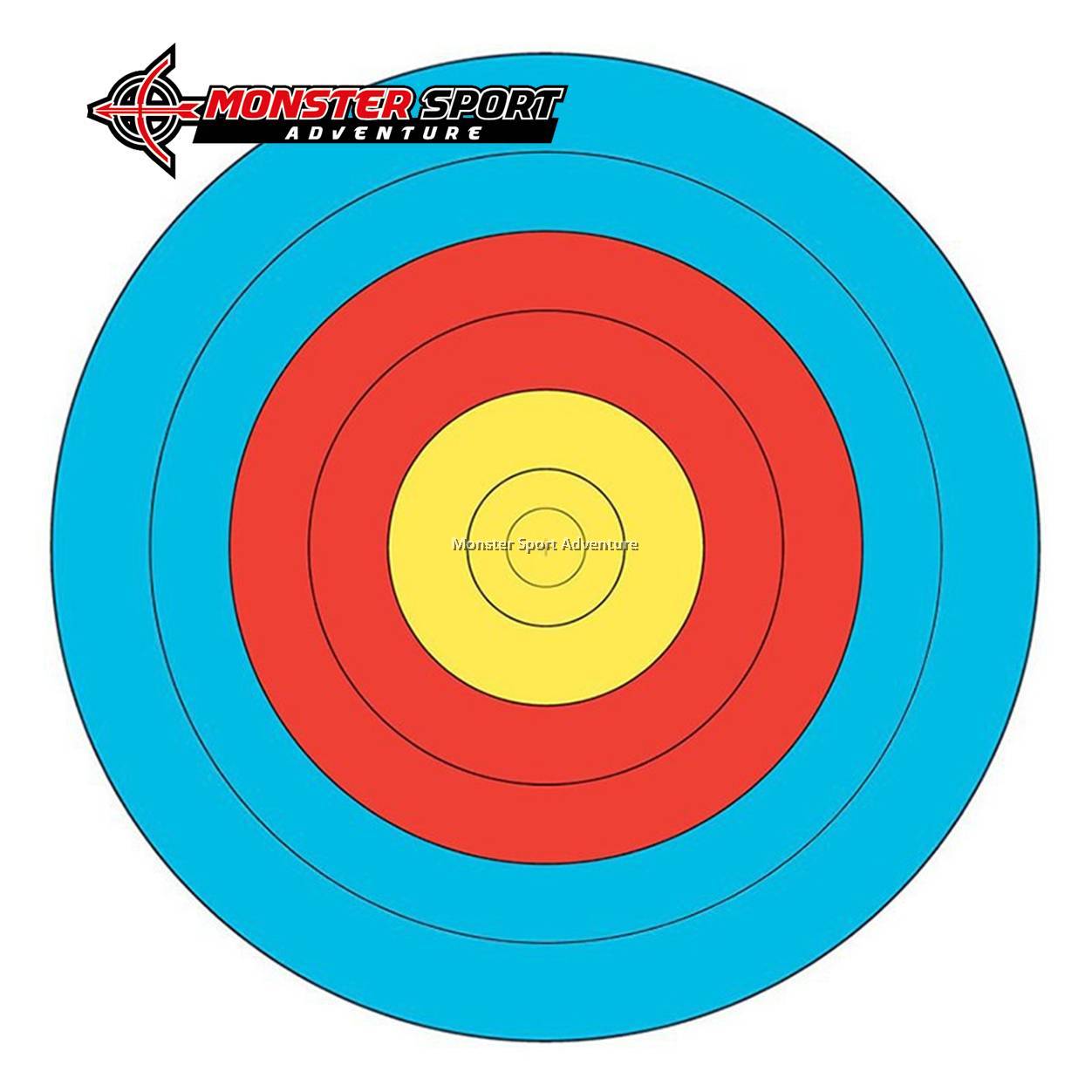 JVD Archery Target Face 80cm 6Rings World Archery