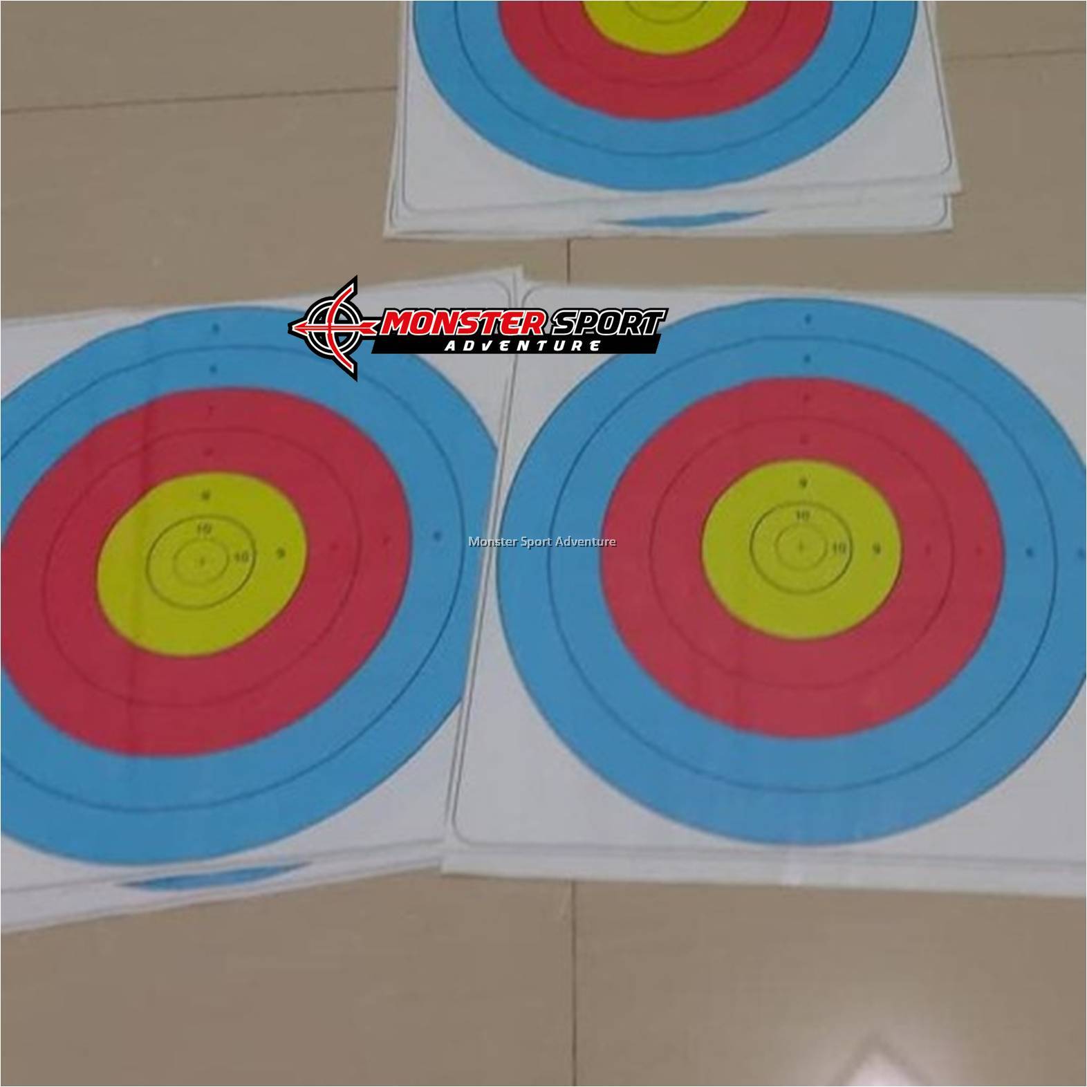 JVD Archery Target Face 80cm 6Rings World Archery