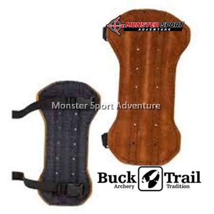 Buck Trail Archery Classic Medium Arm guard Protection Honey Brown Buckskin