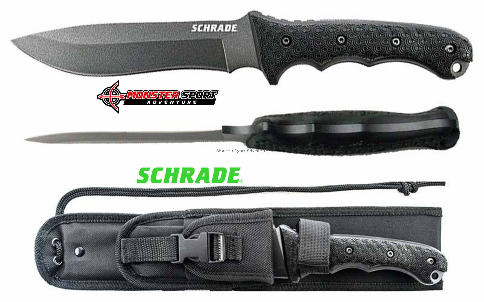 Schrade Extreme Survival Fixed Blade Knife SCHF9