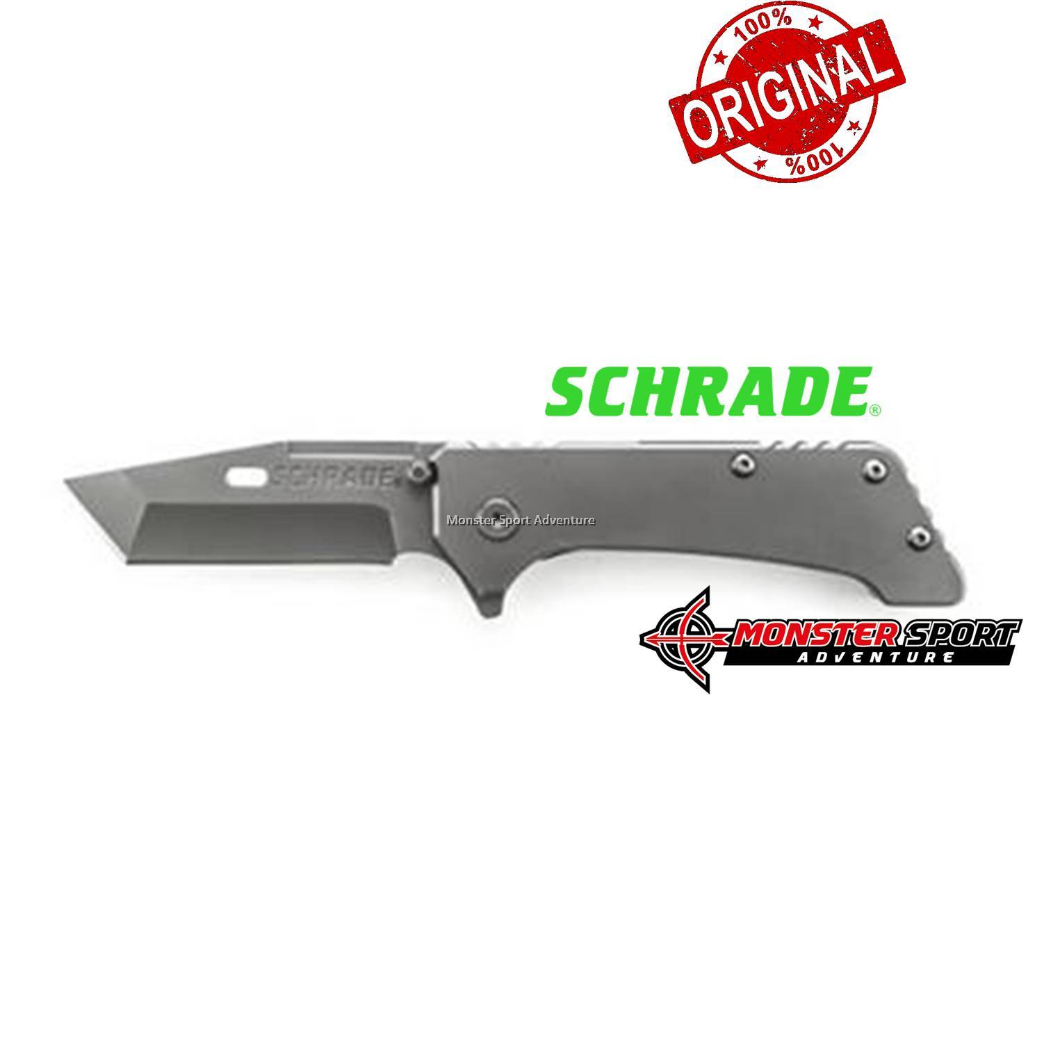 Schrade Heavy Duty Tactical Tanto Folding Frame Lock Flipper Knife SCH301