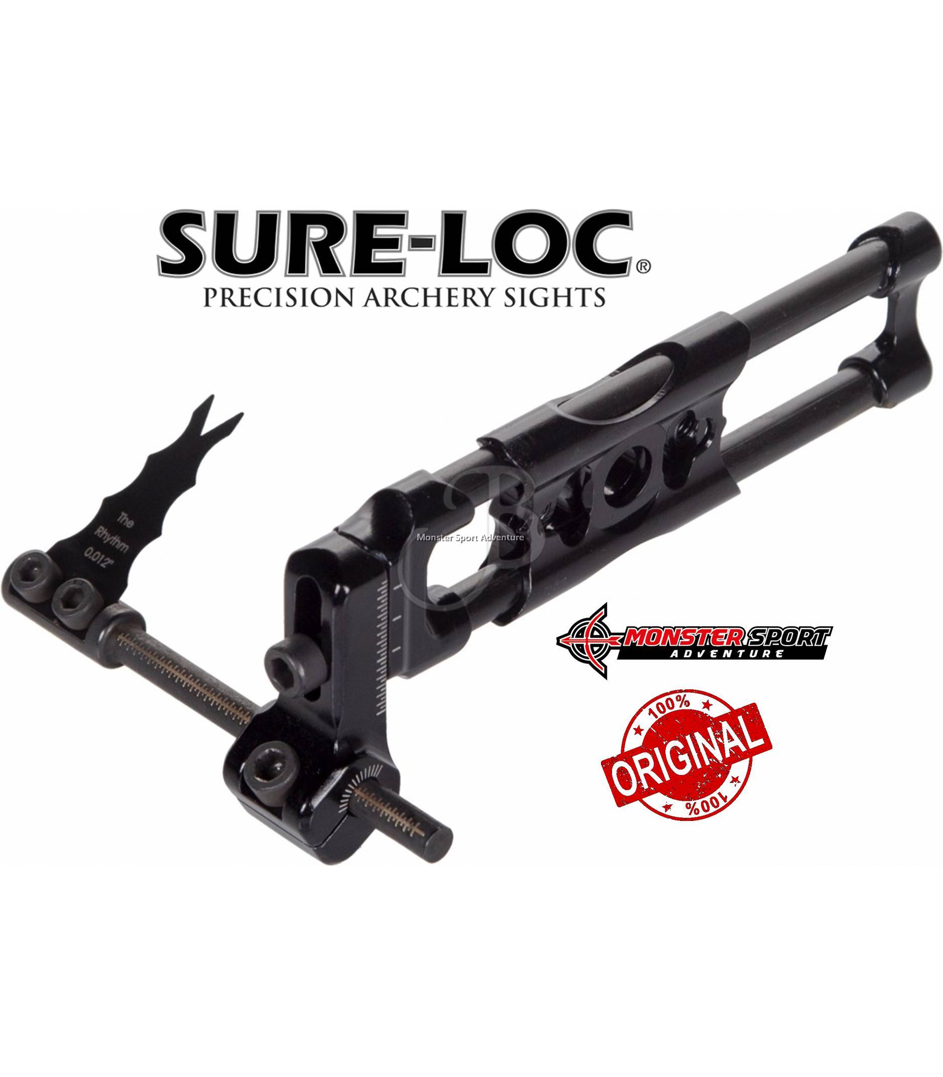 SureLoc Archery Compound Blade Rest Rhythm with Extension Mount