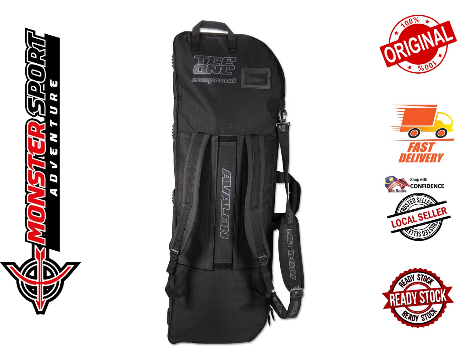 Avalon Archery Soft Case Tec One 116 Compound Bag with Multiple Pockets Protection