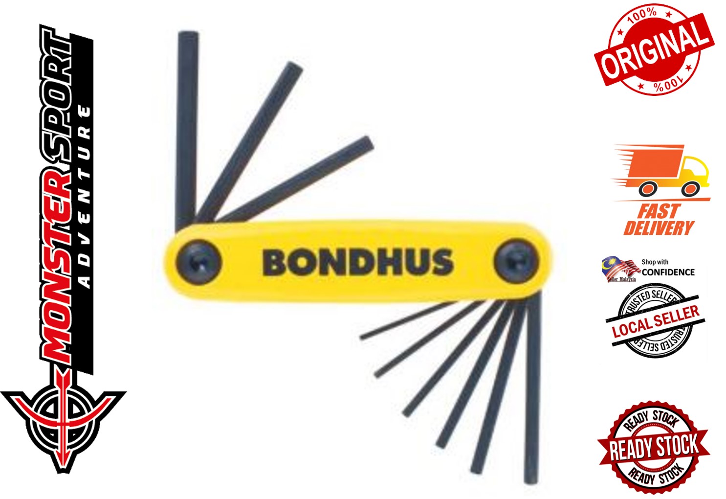 Bondhus Archery Allen key GorillaGrip Wrench and Torx Set Bow Tuning
