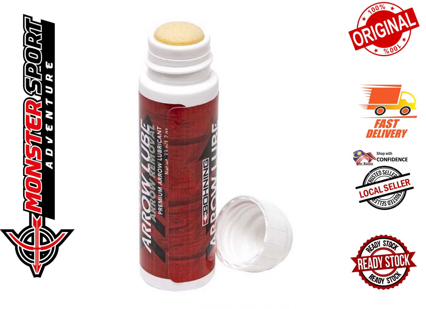 Bohning Archery Arrow Lube Lubricant with Foam Applicator