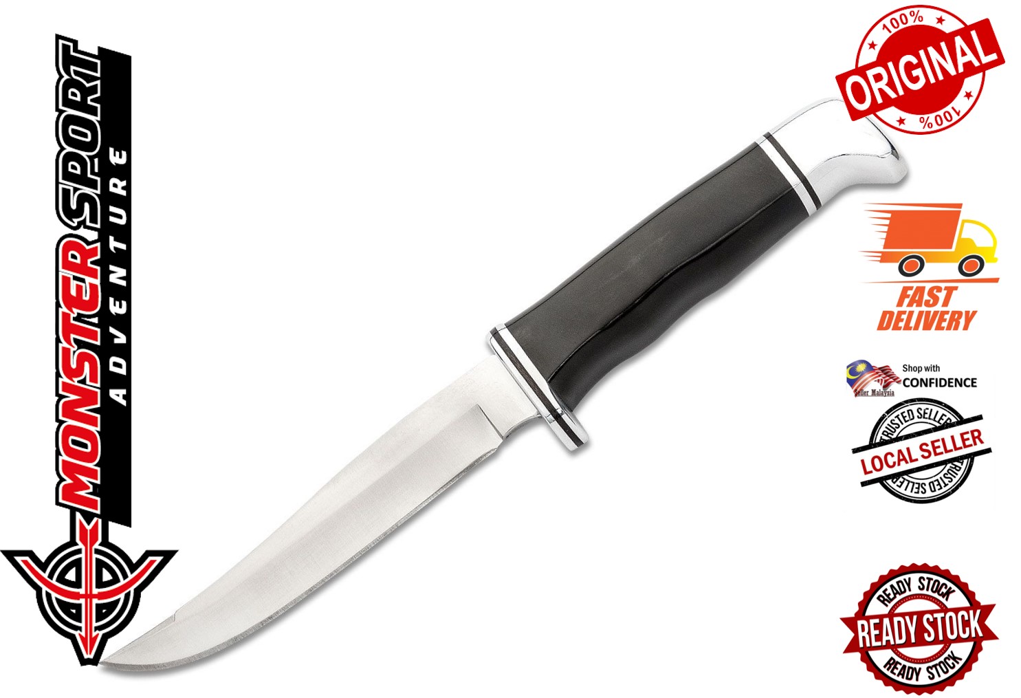 Buck 105 Pathfinder Fixed 5" Blade, Phenolic Handle (0105BKS) - 2535