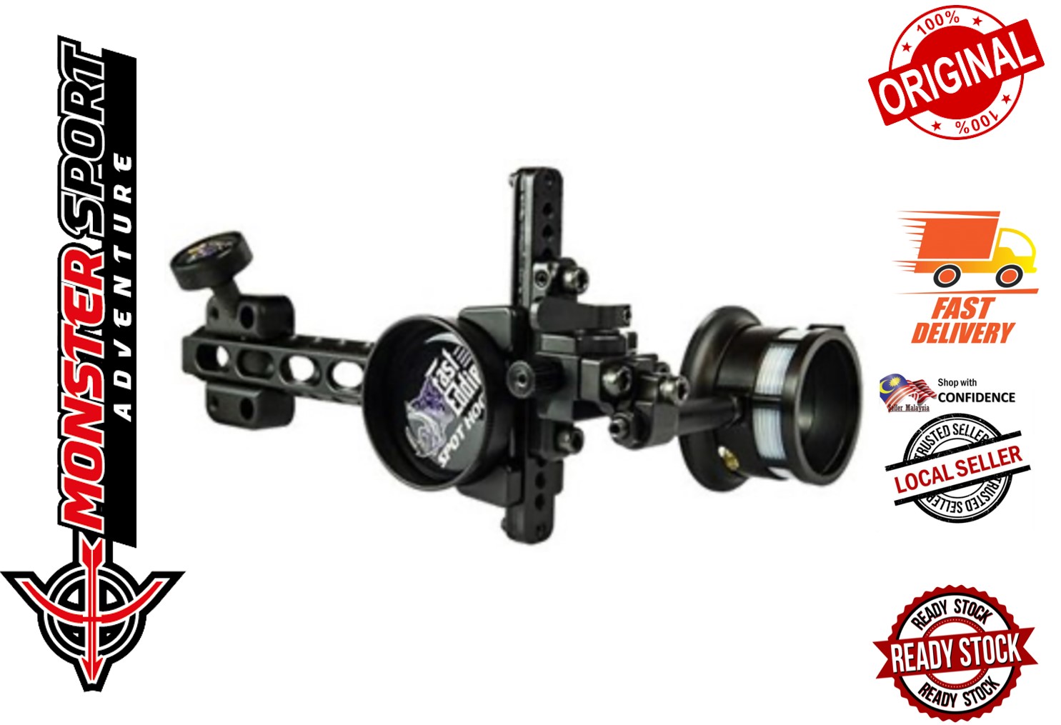 Spot Hogg Archery Compound Bow Micro Sight Fast Eddie XL MRT Sight (1Pin)