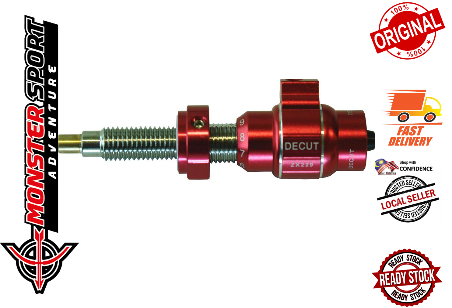 Decut Archery Micro Plunger Button ZX229 Recurve Bow Pressure Button