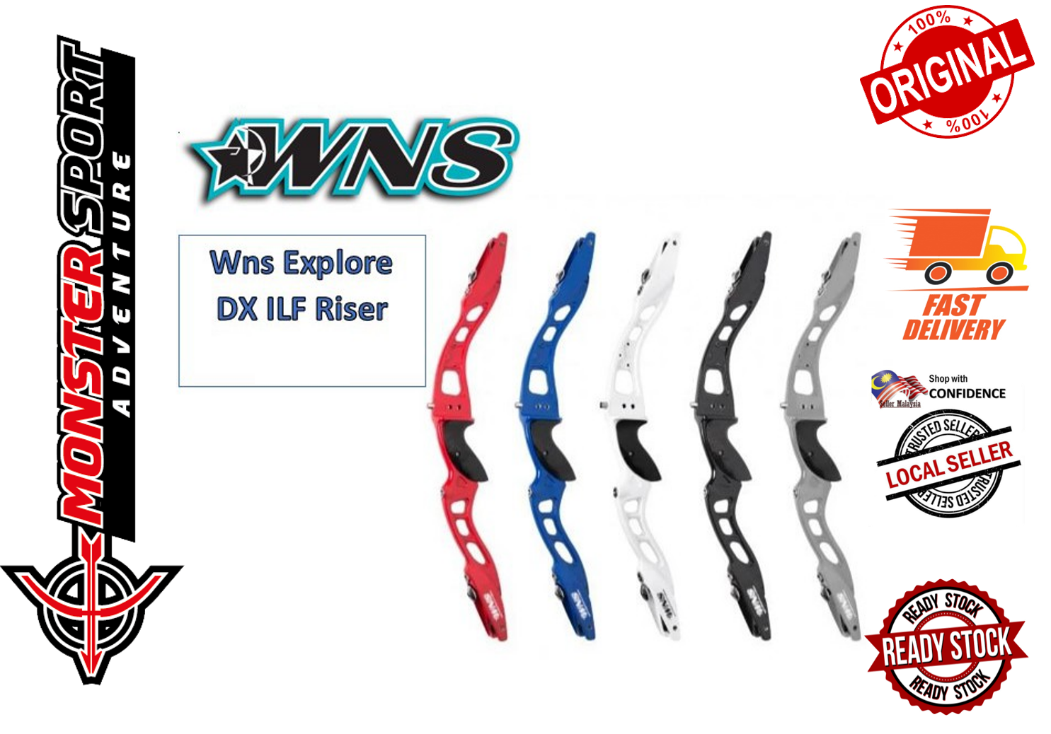 Wns Winners Explore Dx Recurve Riser ILF Handle