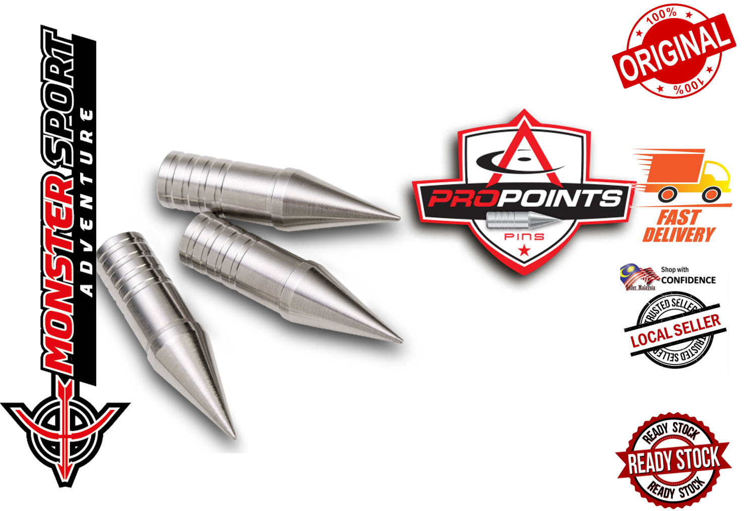 Competition Archery ProPoints For Tournament Arrows