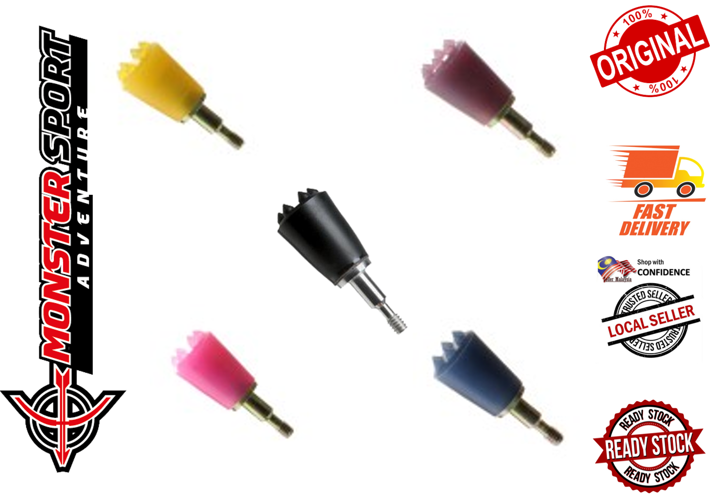 Saunders Archery Screw In Blunt Bludgeons Point