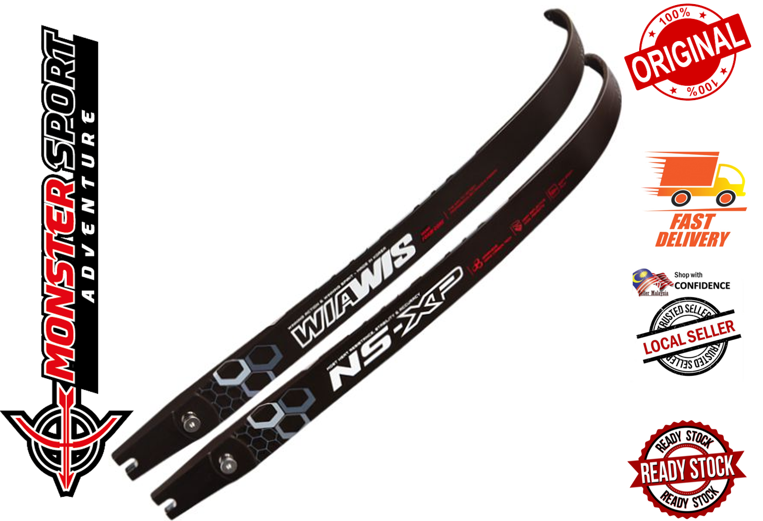 Win&Win WIAWIS Archery NS-XP ILF Recurve Limbs Foam