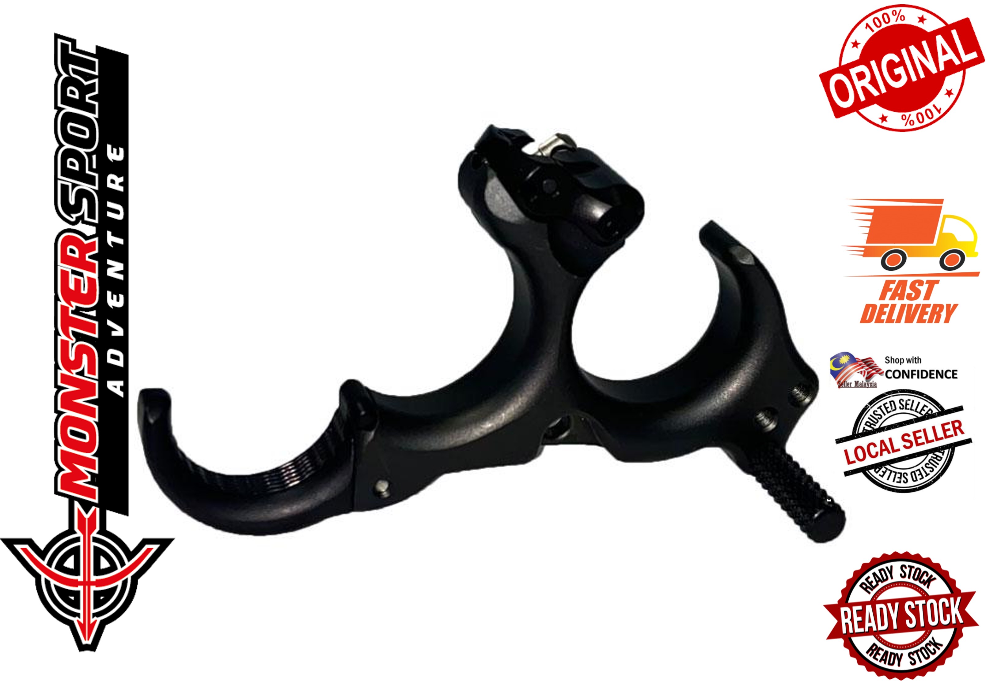 TRU Ball Archery Compound HBC Release Honey Badger Claw Flex Brass
