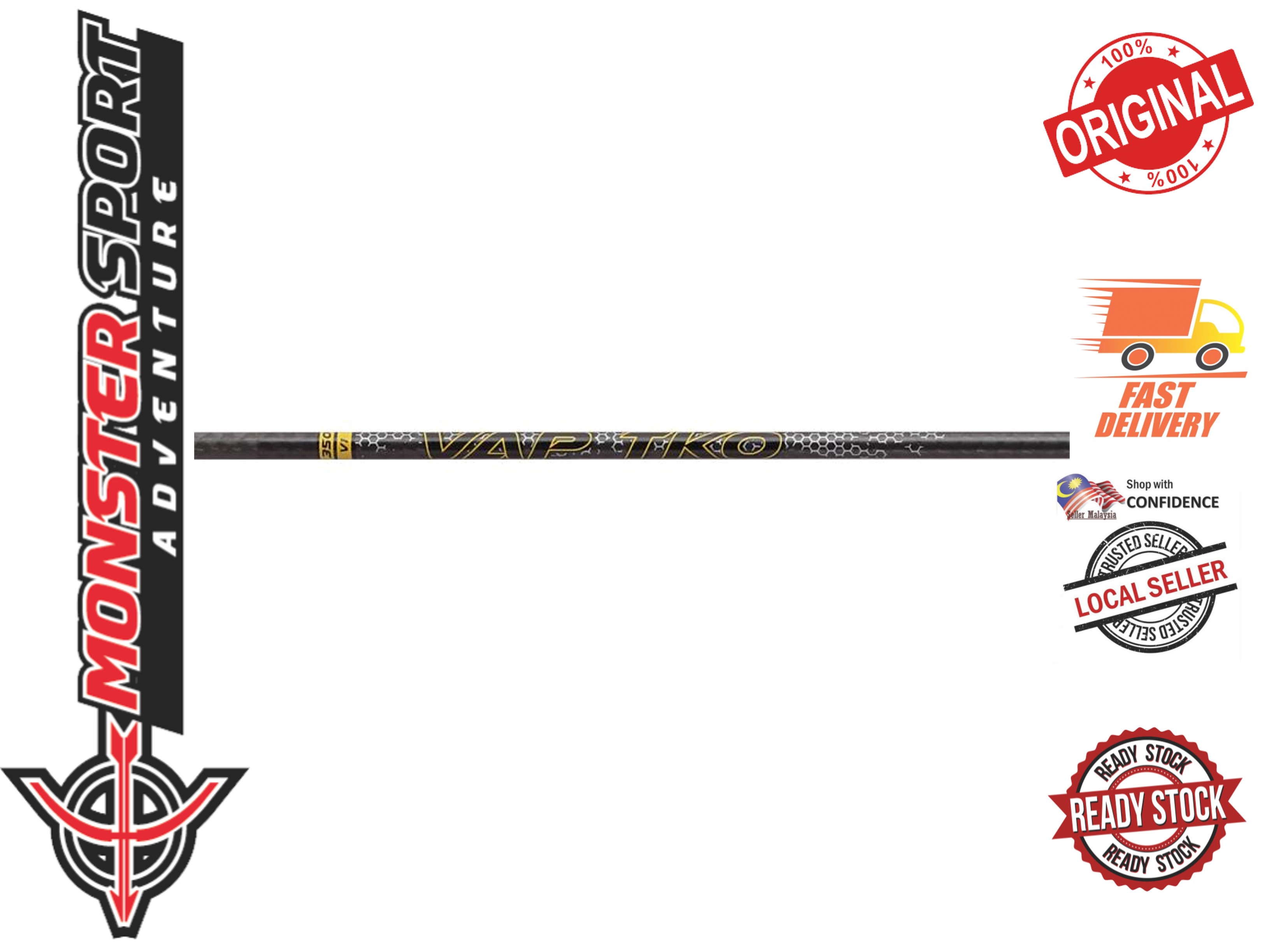 Victory Shaft Carbon Hunting VAP TKO Low Torque Elite Shaft