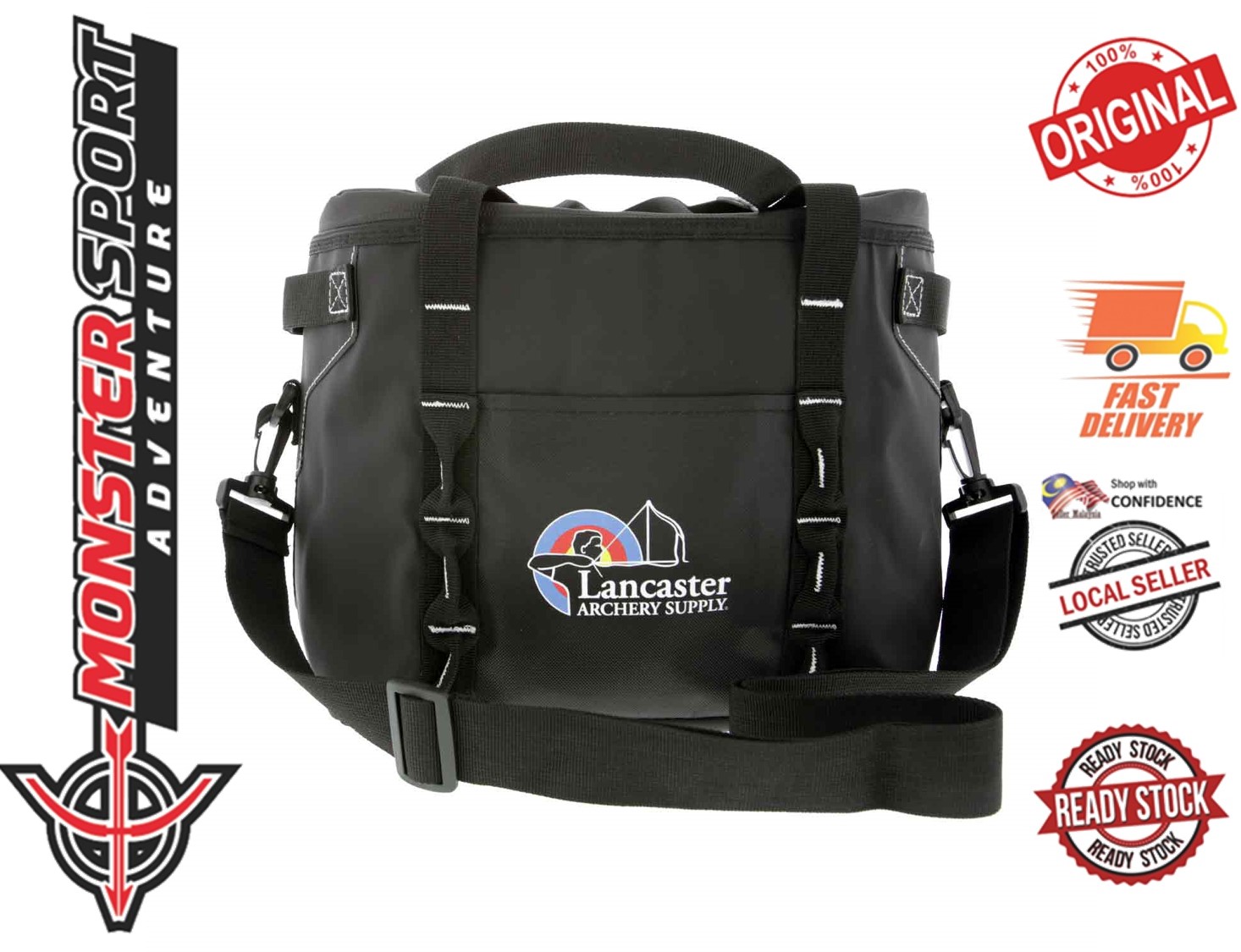 Lancaster Archery Supply LAS Archery Waterproof 12-Can Soft Cooler