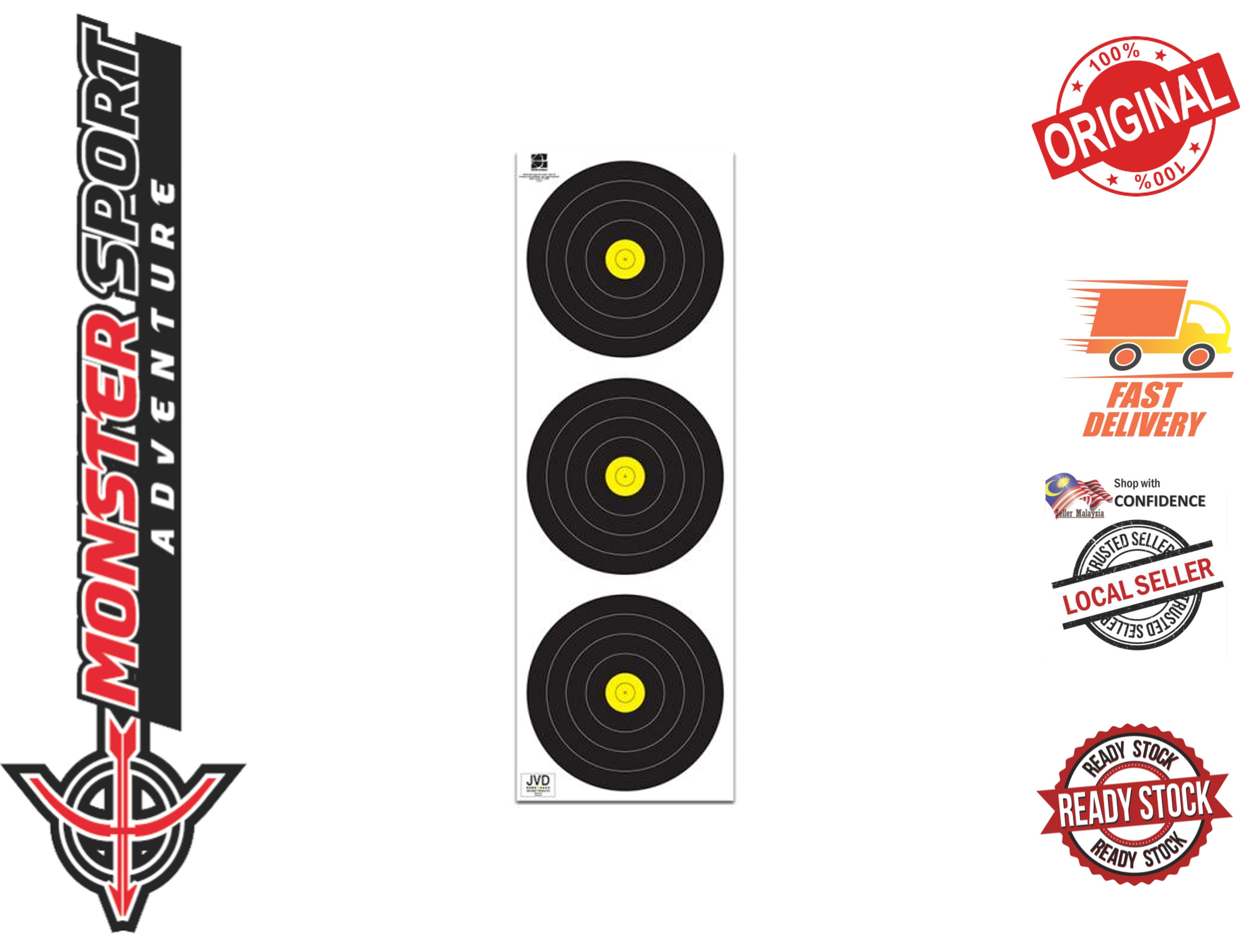 Waterproof Field JVD Avalon Decut Target Face Field 3x20 cm