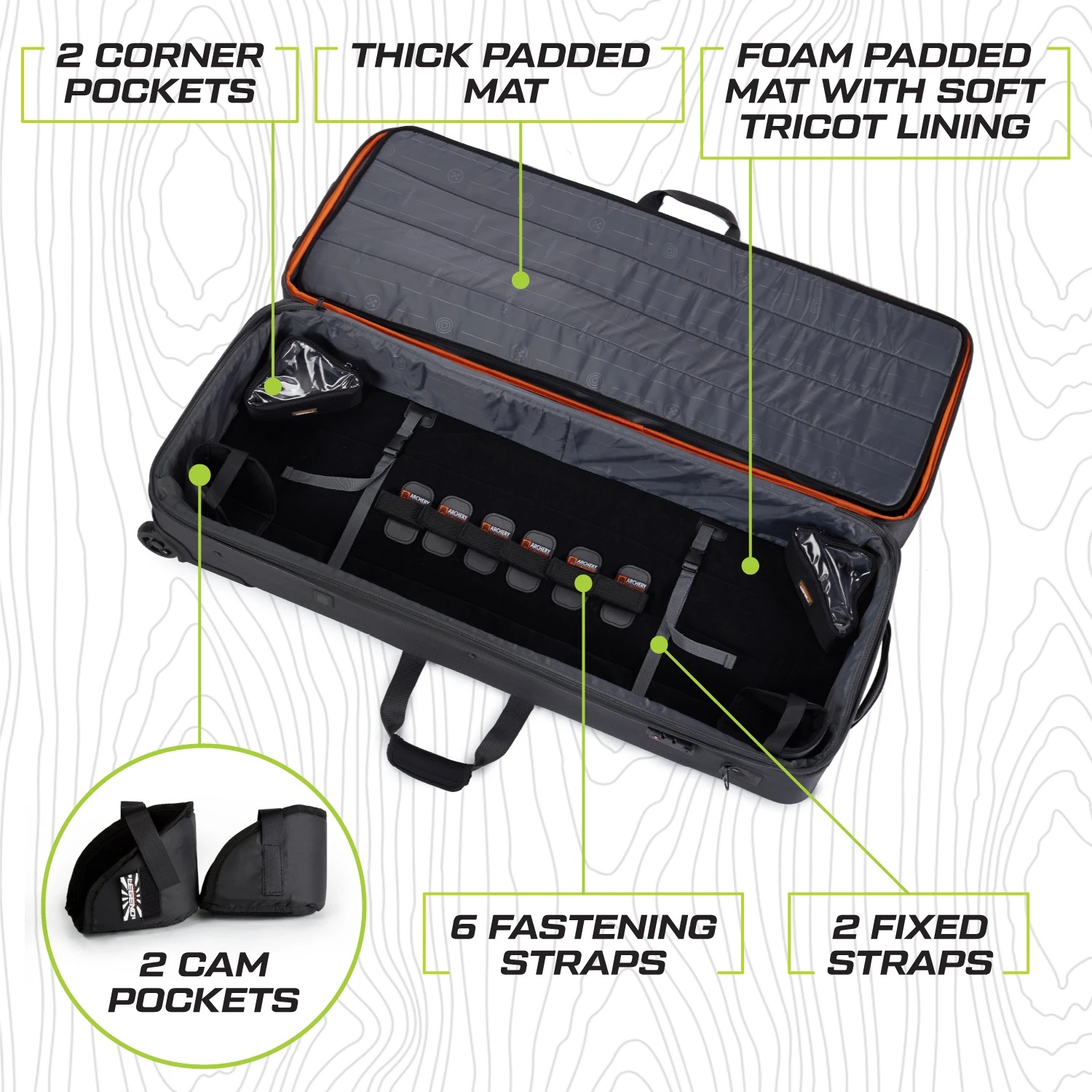 Legend Archery Trolley Bow Case Everest 44