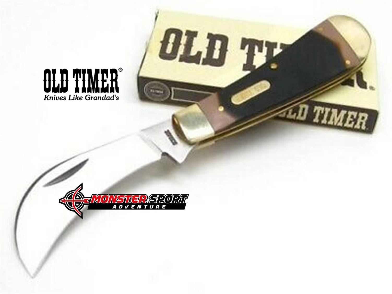 Schrade 16OT Old Timer Hawkbill Pruner Knife