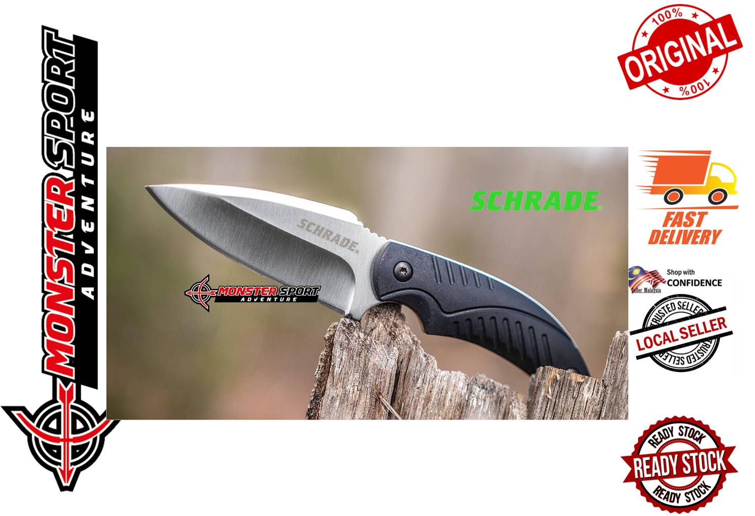 Schrade Survival Fixed Blade SCHF66
