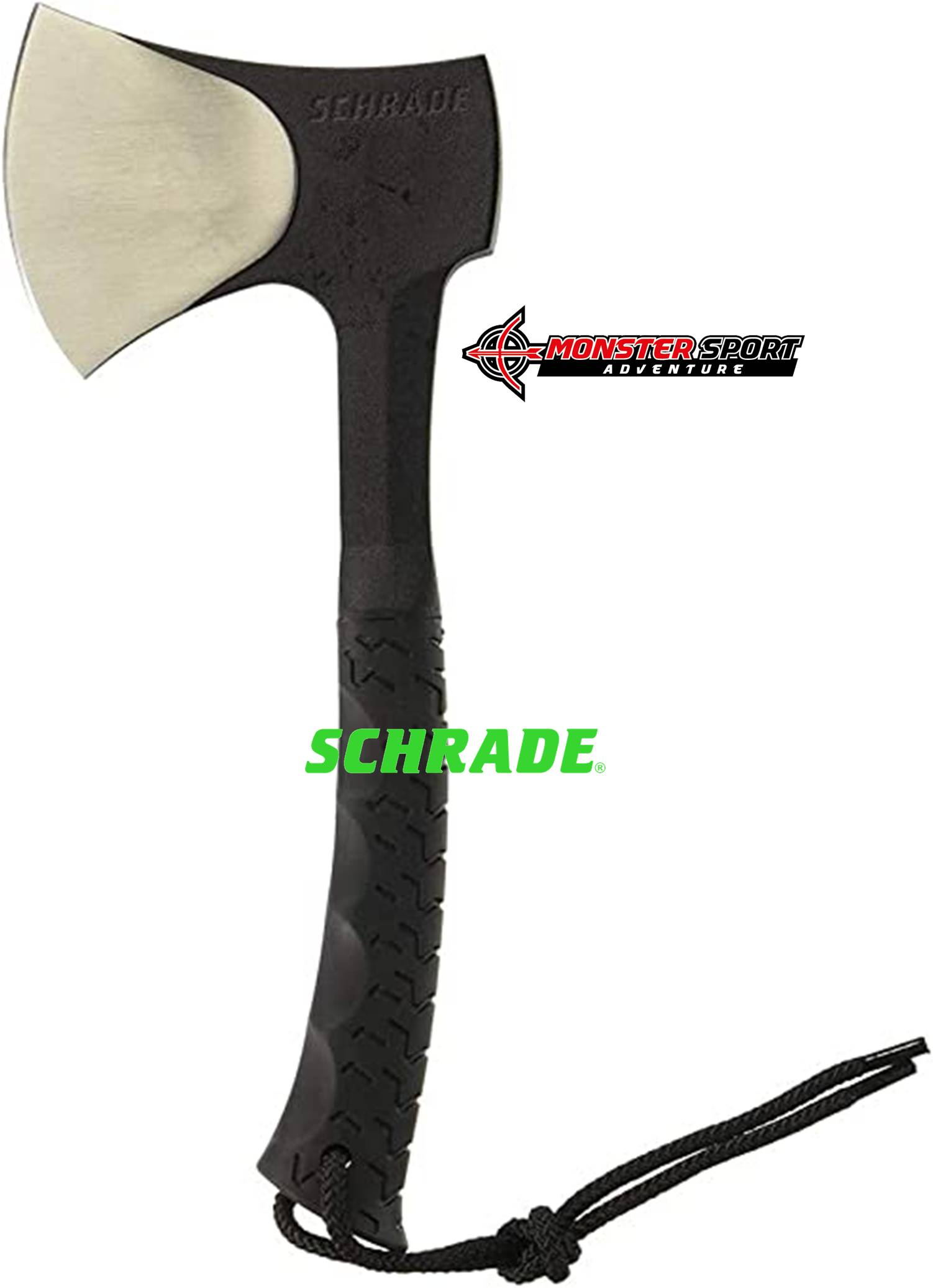 Schrade SCAXE10 Full Tang Hatchet Overall Thermoplastic Rubber Handle Thermoplastic Sheath
