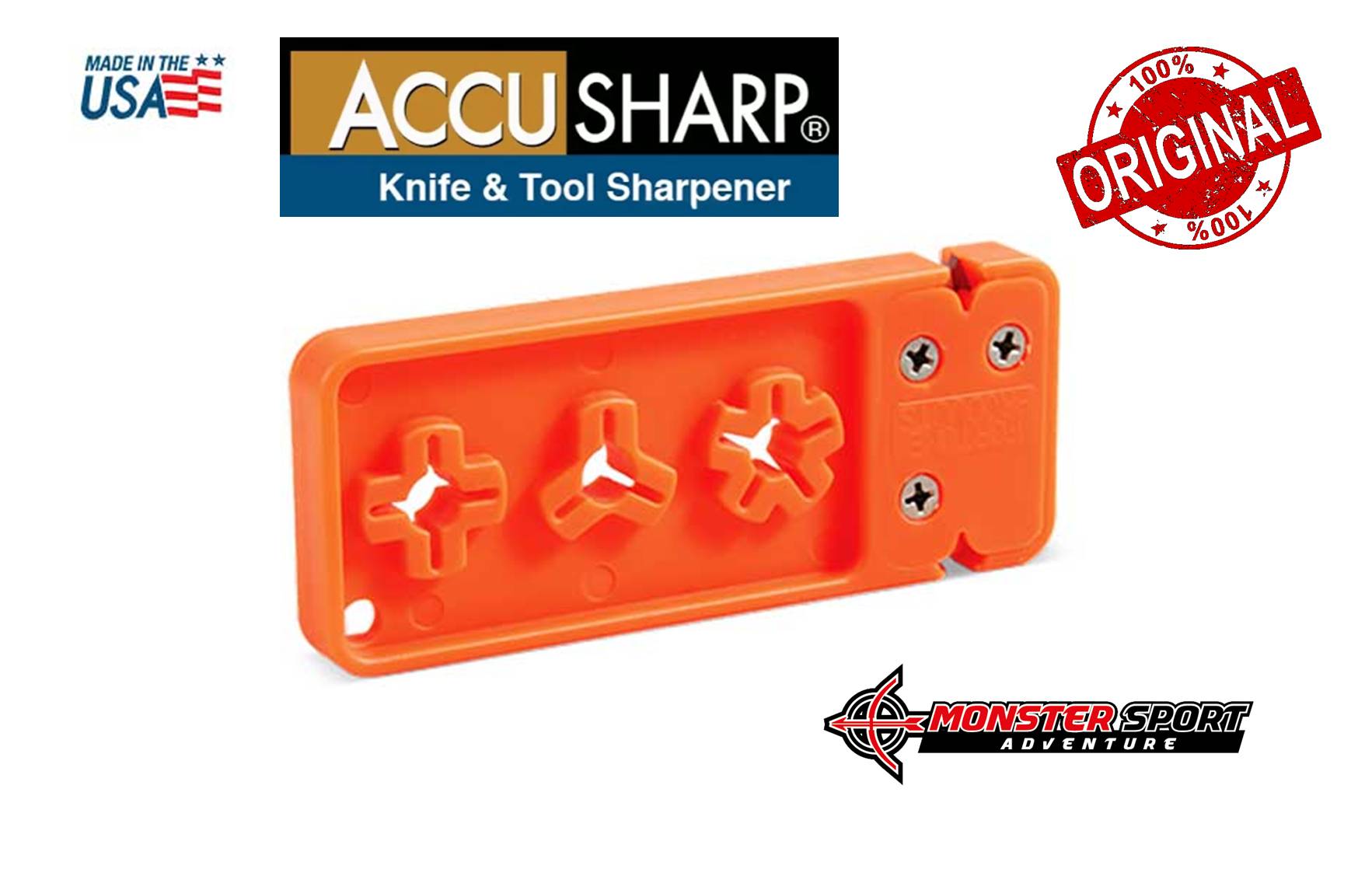 AccuSharp Broadhead Sharpener and Wrench