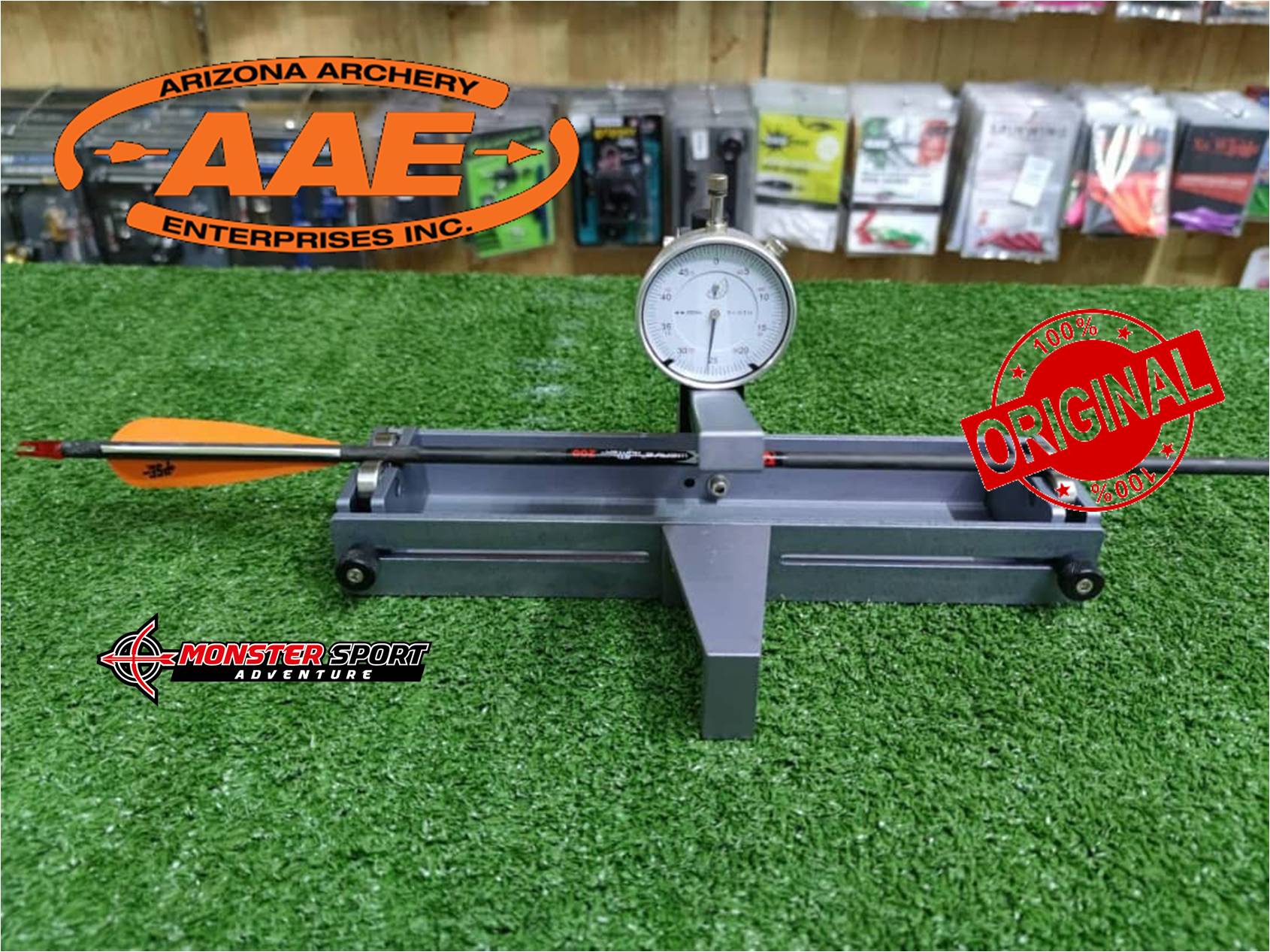 AAE Arizona Archery Spine Tester and Arrow Straightener with Micro Adjustment